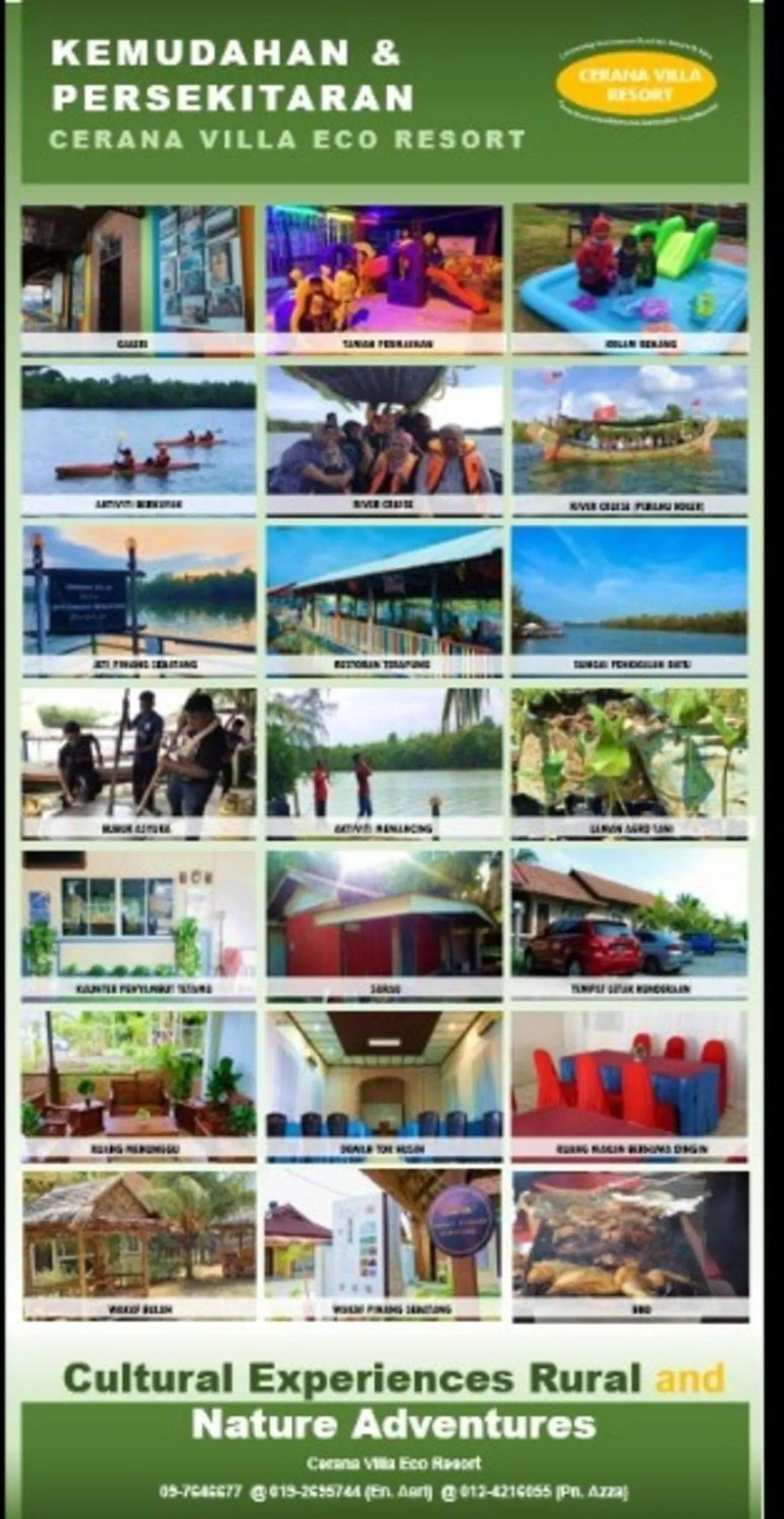 Activities in Cerana Villa Eco Resort