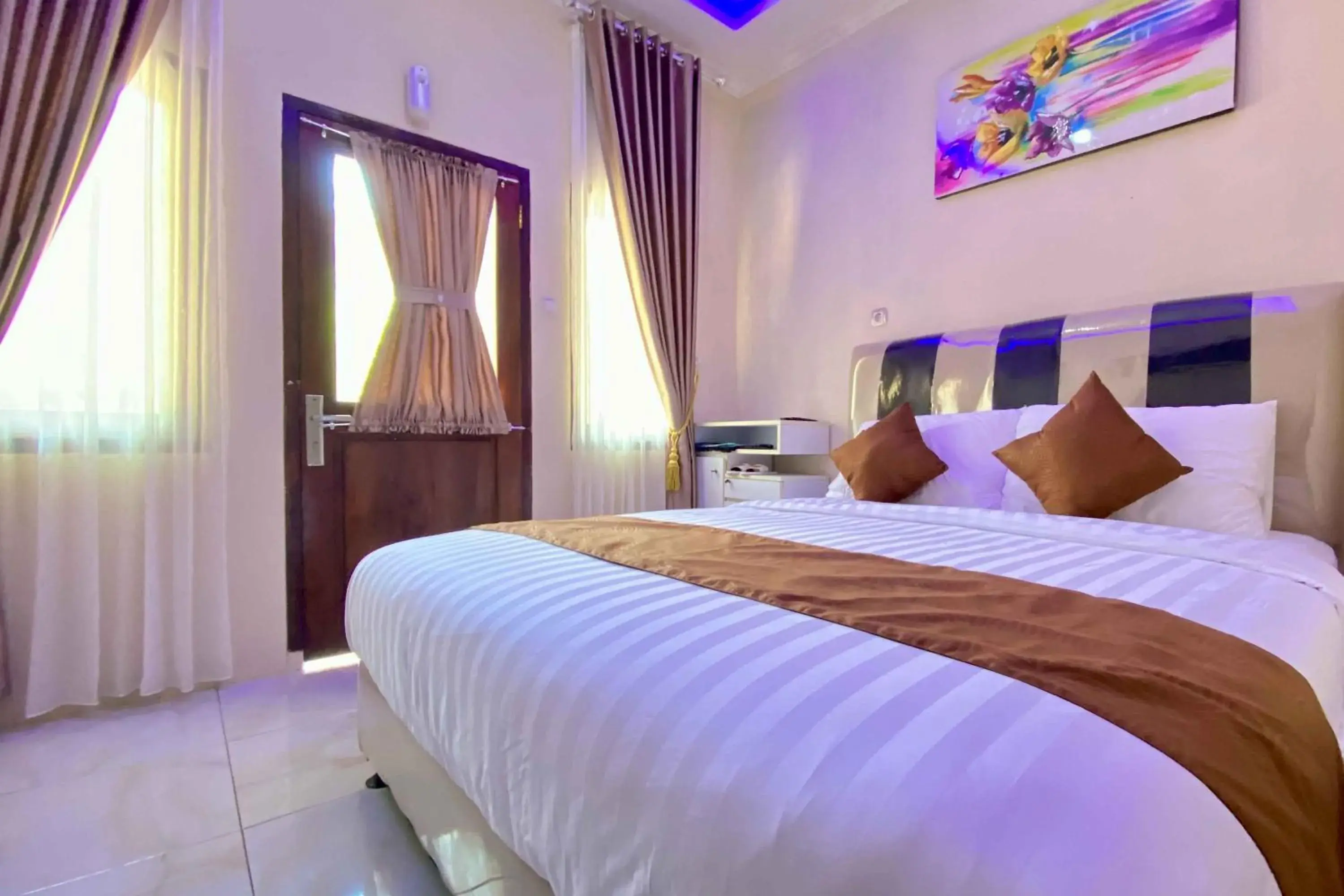Bed in Homestay Banteng Adventure Dieng Mitra RedDoorz Bed in Homestay Banteng Adventure Dieng Mitra RedDoorz