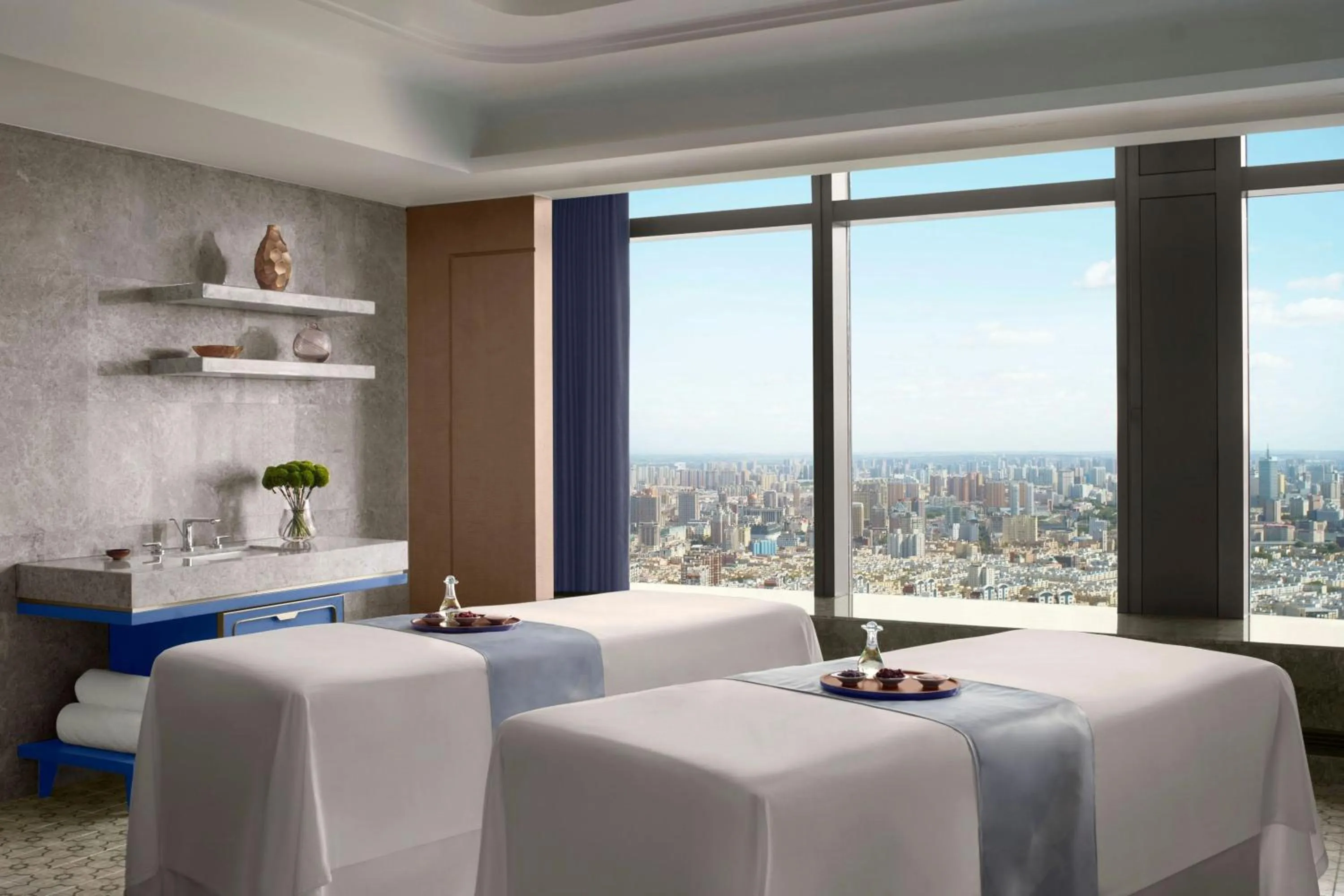 Spa and wellness centre/facilities, Bed in The Ritz-Carlton, Harbin