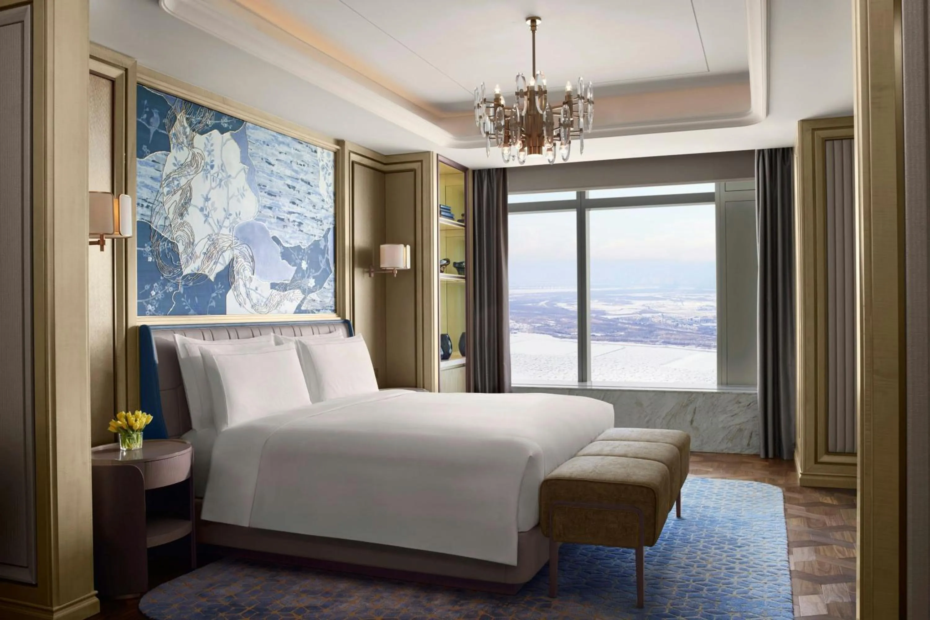 Bedroom, Bed in The Ritz-Carlton, Harbin