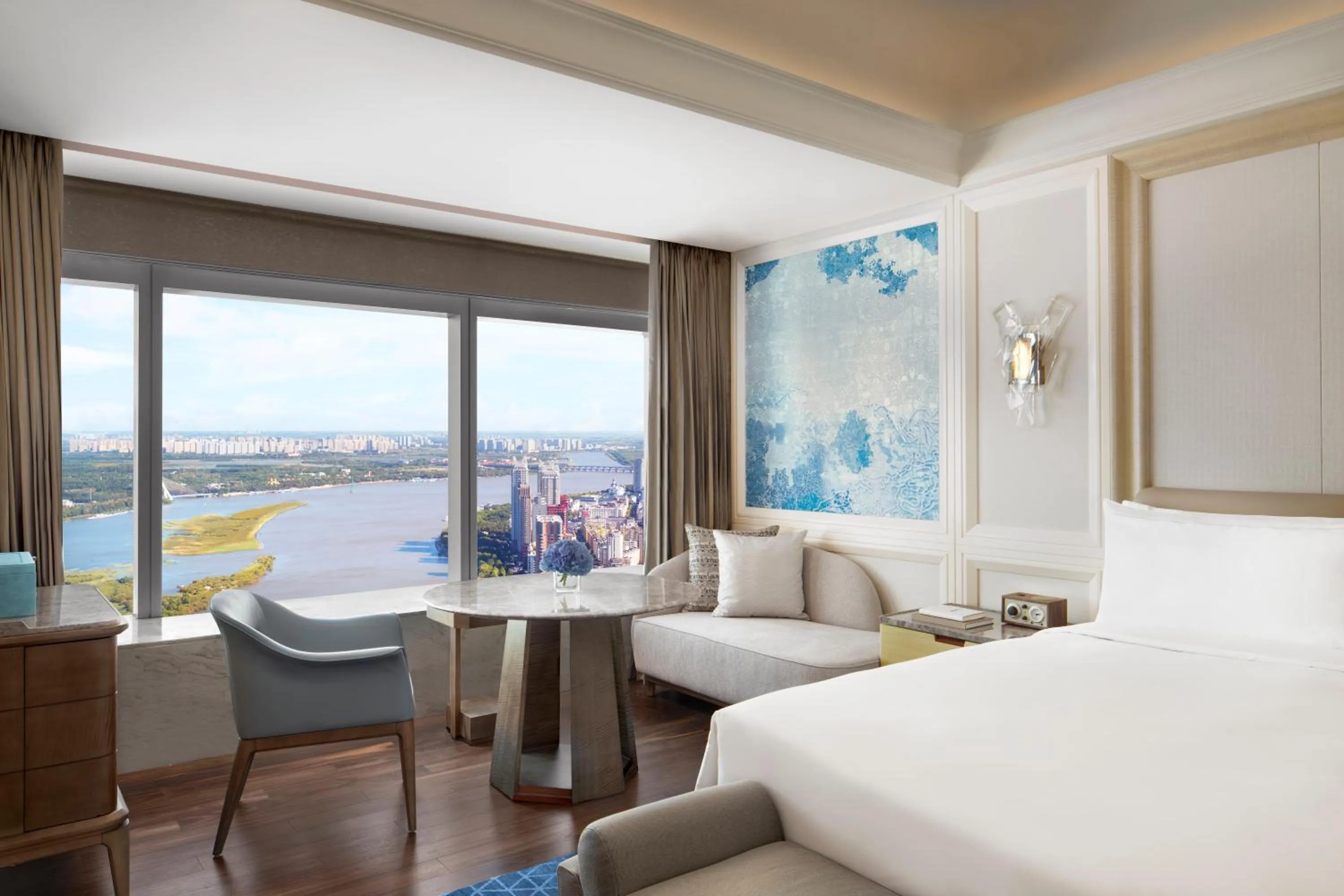 Bedroom, Bed in The Ritz-Carlton, Harbin