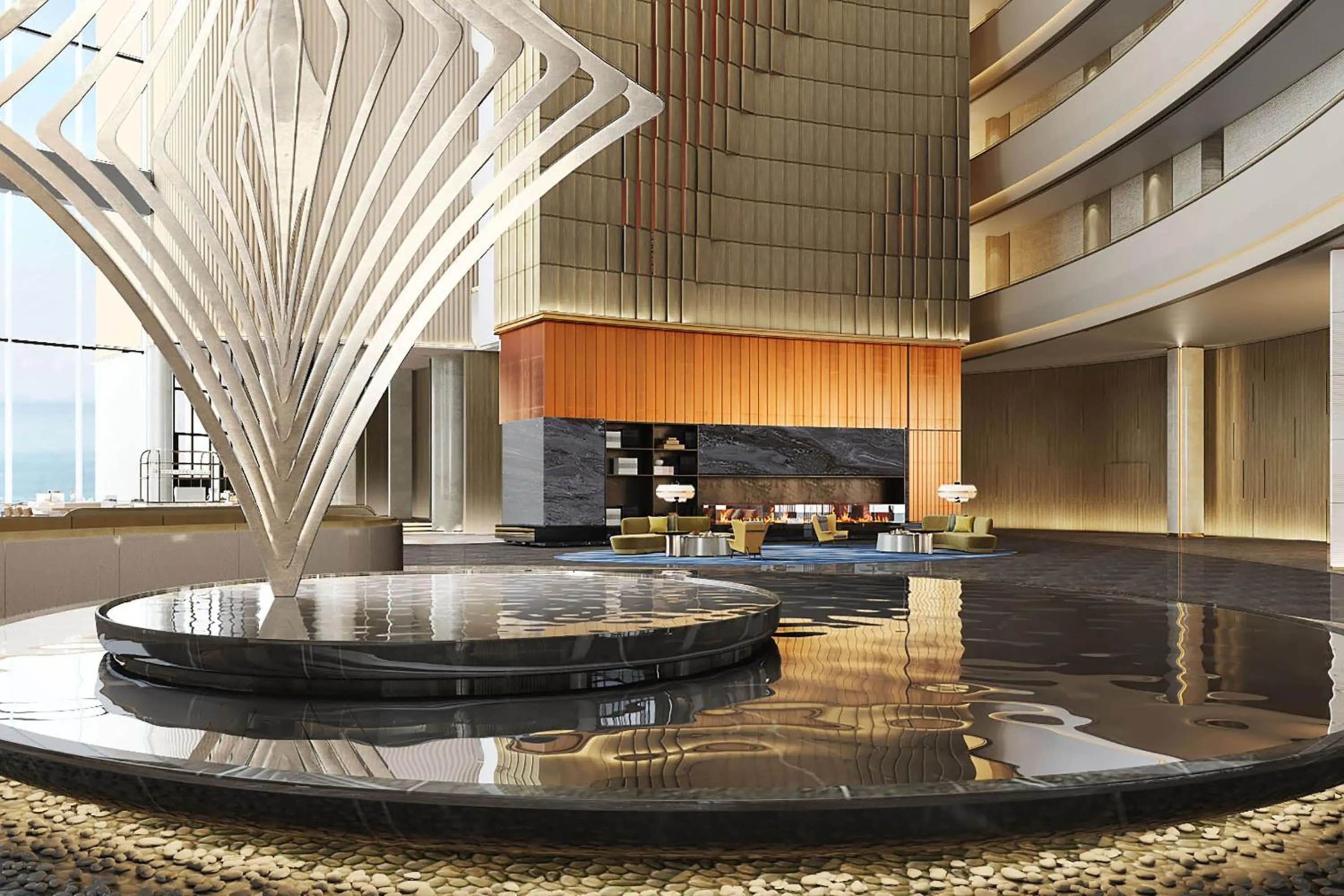 Lobby or reception in Sheraton Rizhao Hotel