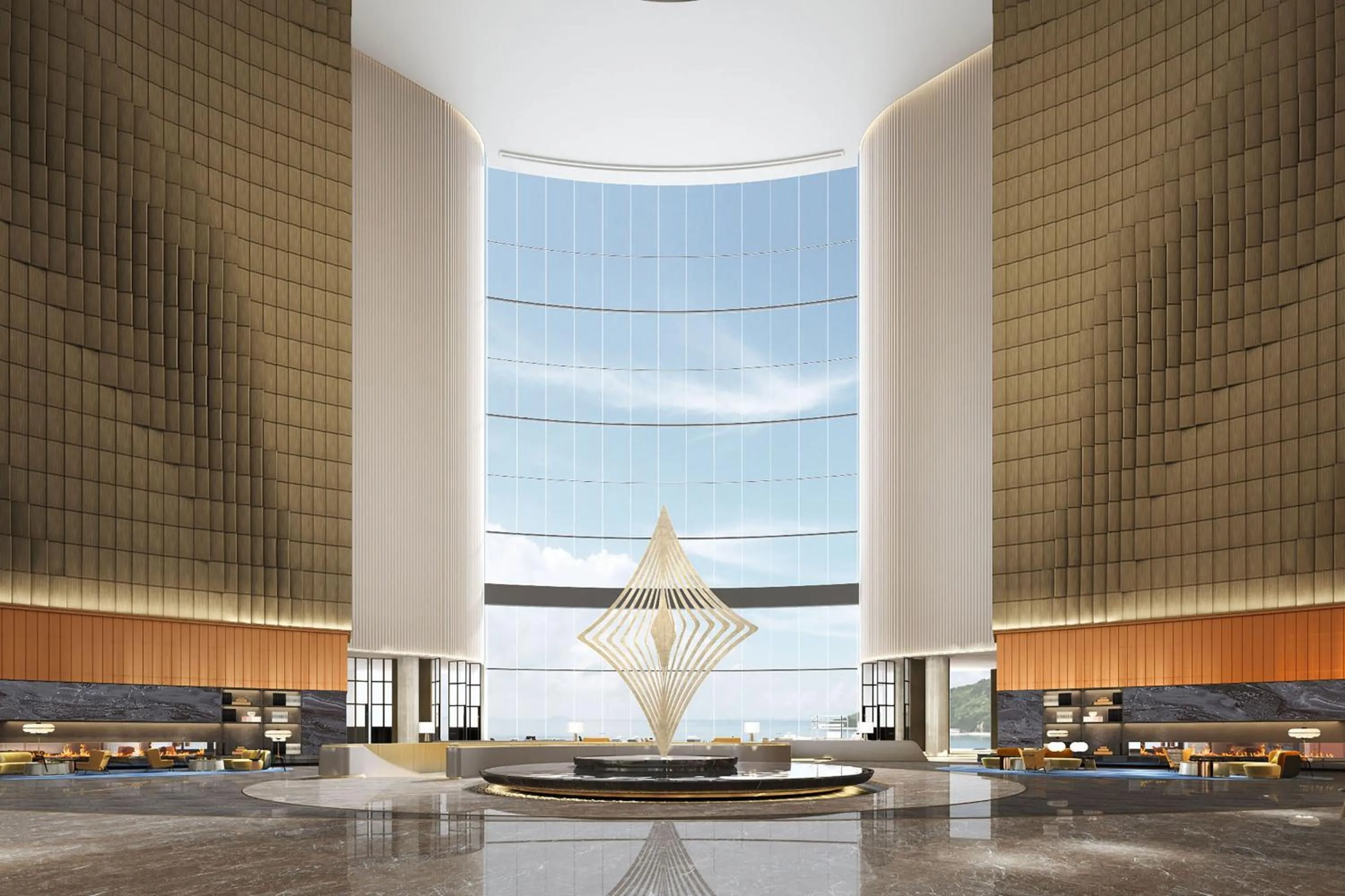 Lobby or reception in Sheraton Rizhao Hotel