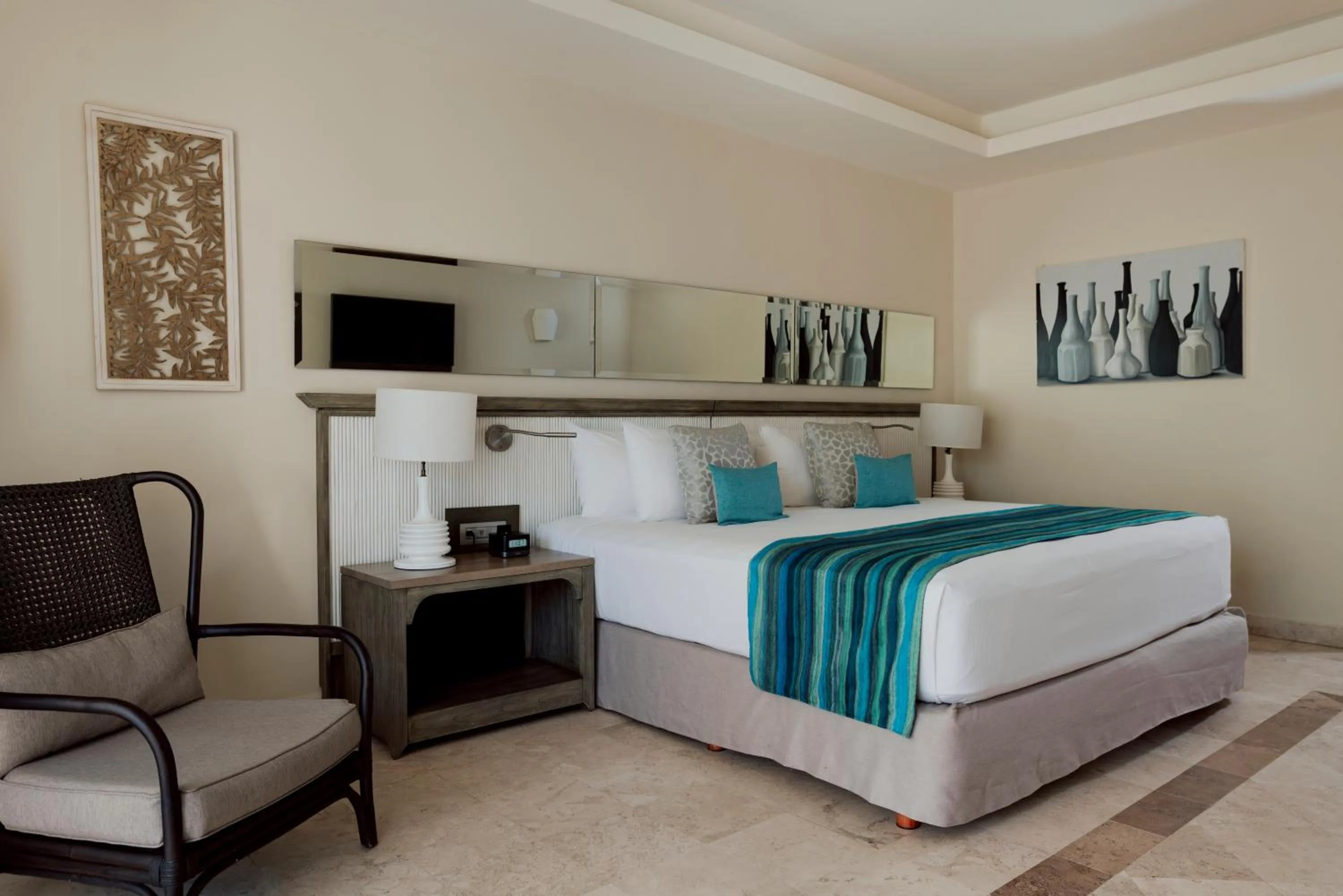 Bed in Catalonia Royal Tulum Beach & Spa Resort Adults Only - All Inclusive