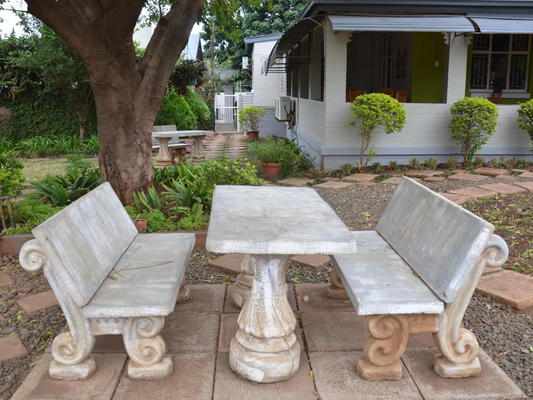 Garden in Stoep Cafe Guest House