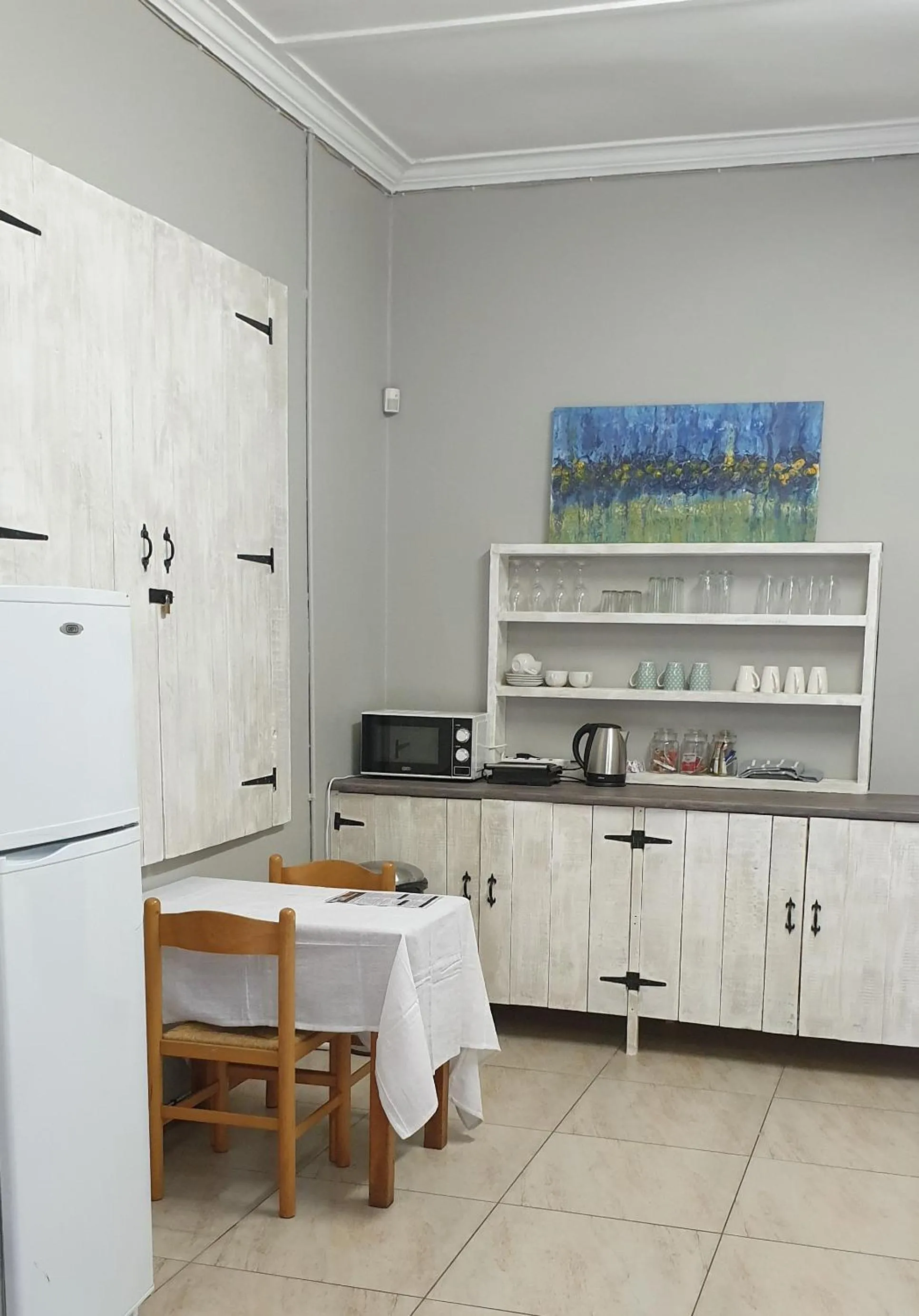 Kitchen or kitchenette in Stoep Cafe Guest House