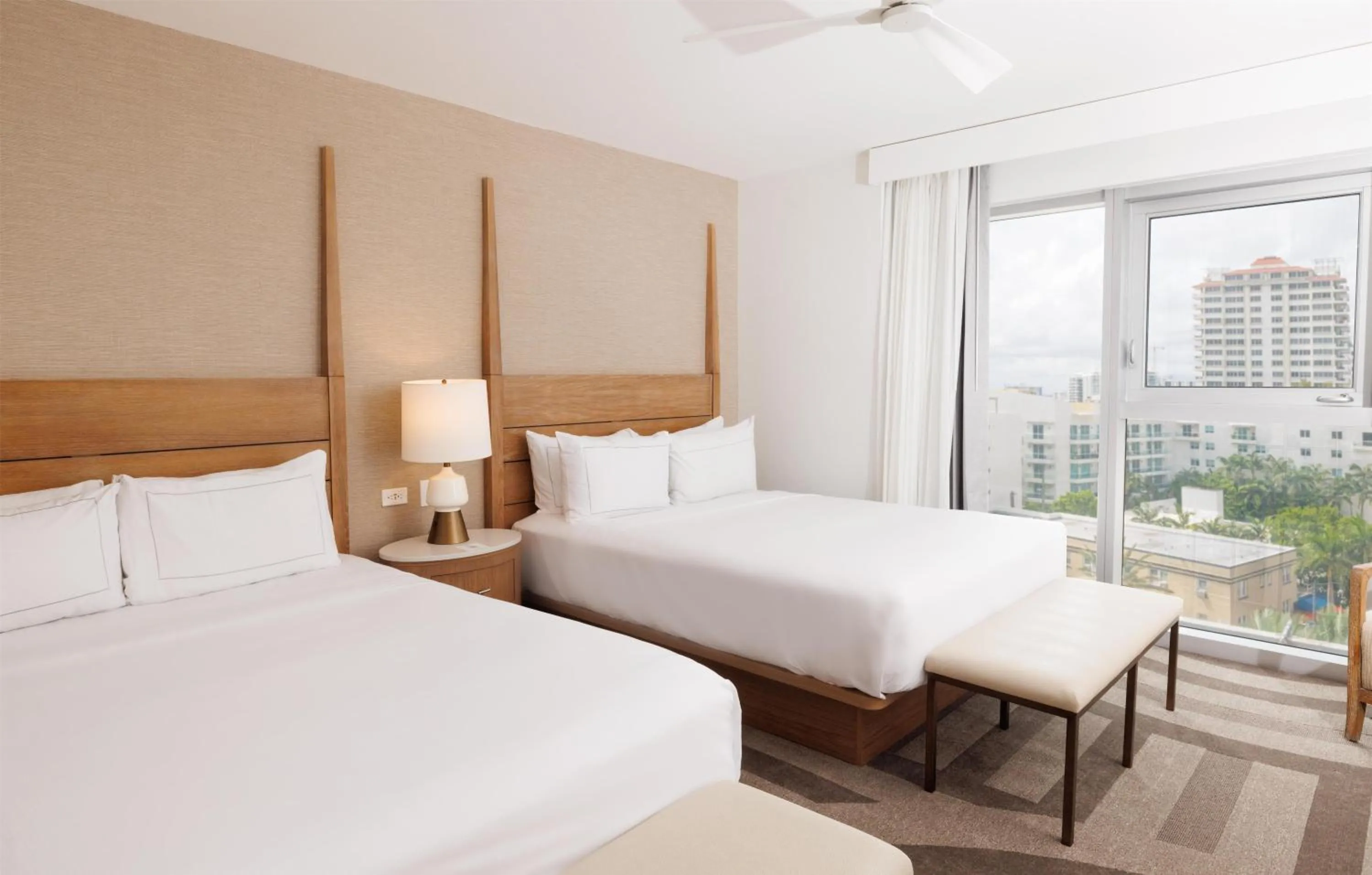 Bed in Hilton Cabana Miami Beach Resort