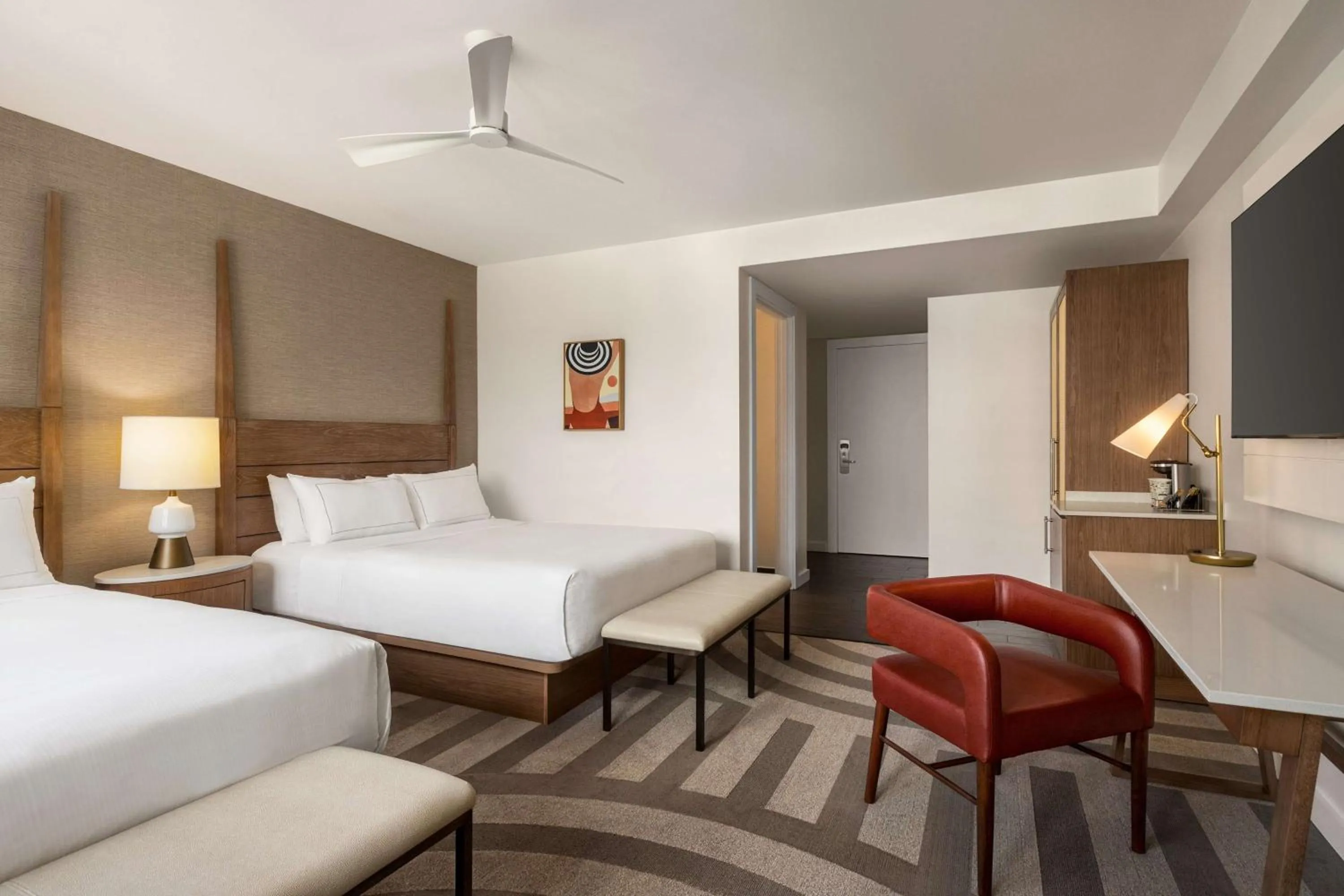 Bed in Hilton Cabana Miami Beach Resort