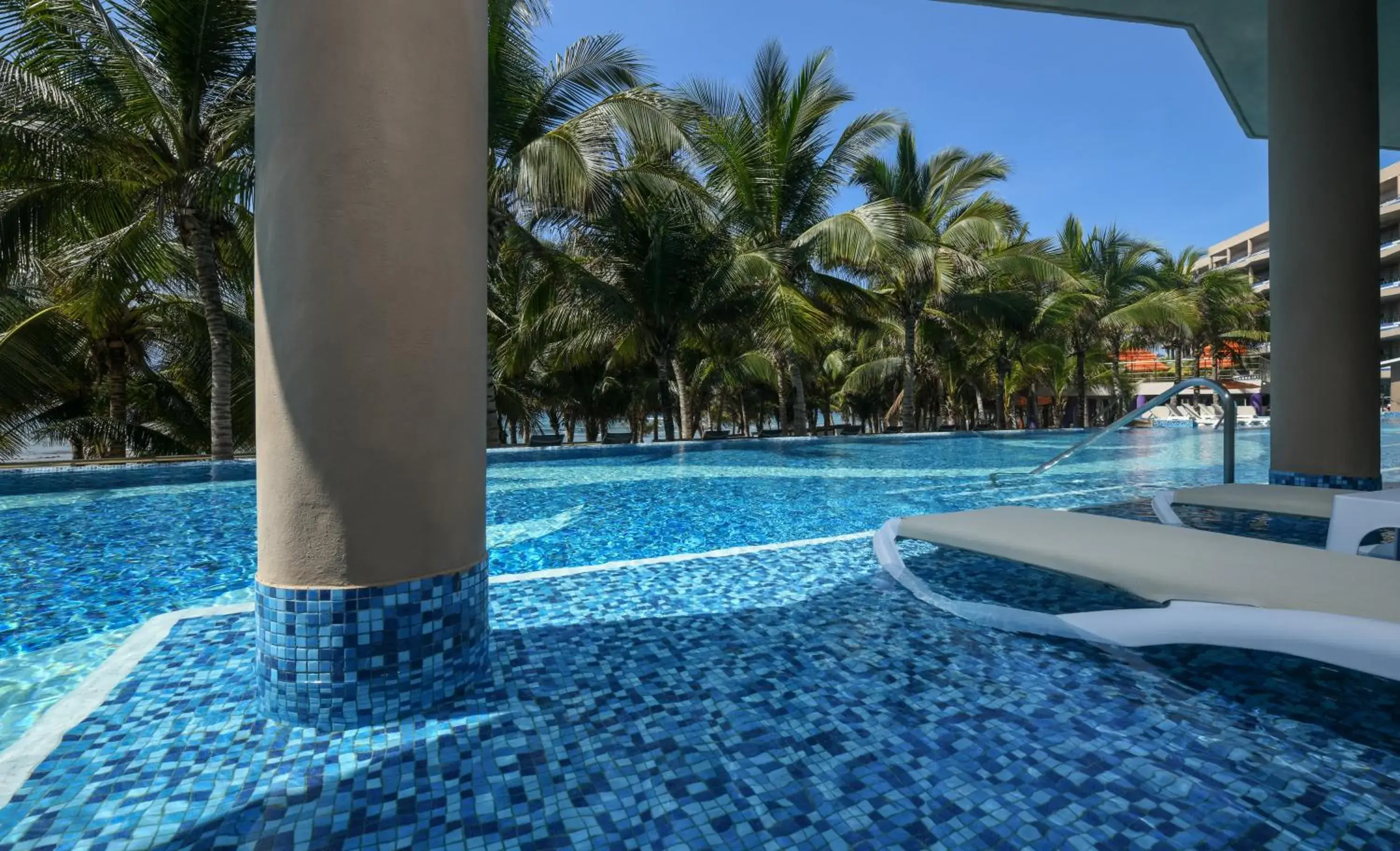Pool view in El Dorado Seaside Suites Oceanfront, Catamarán, Ecoturistic Ranch, All & More Inclusive - Adults Only Pool view in El Dorado Seaside Suites Oceanfront, Catamarán, Ecoturistic Ranch, All & More Inclusive - Adults Only