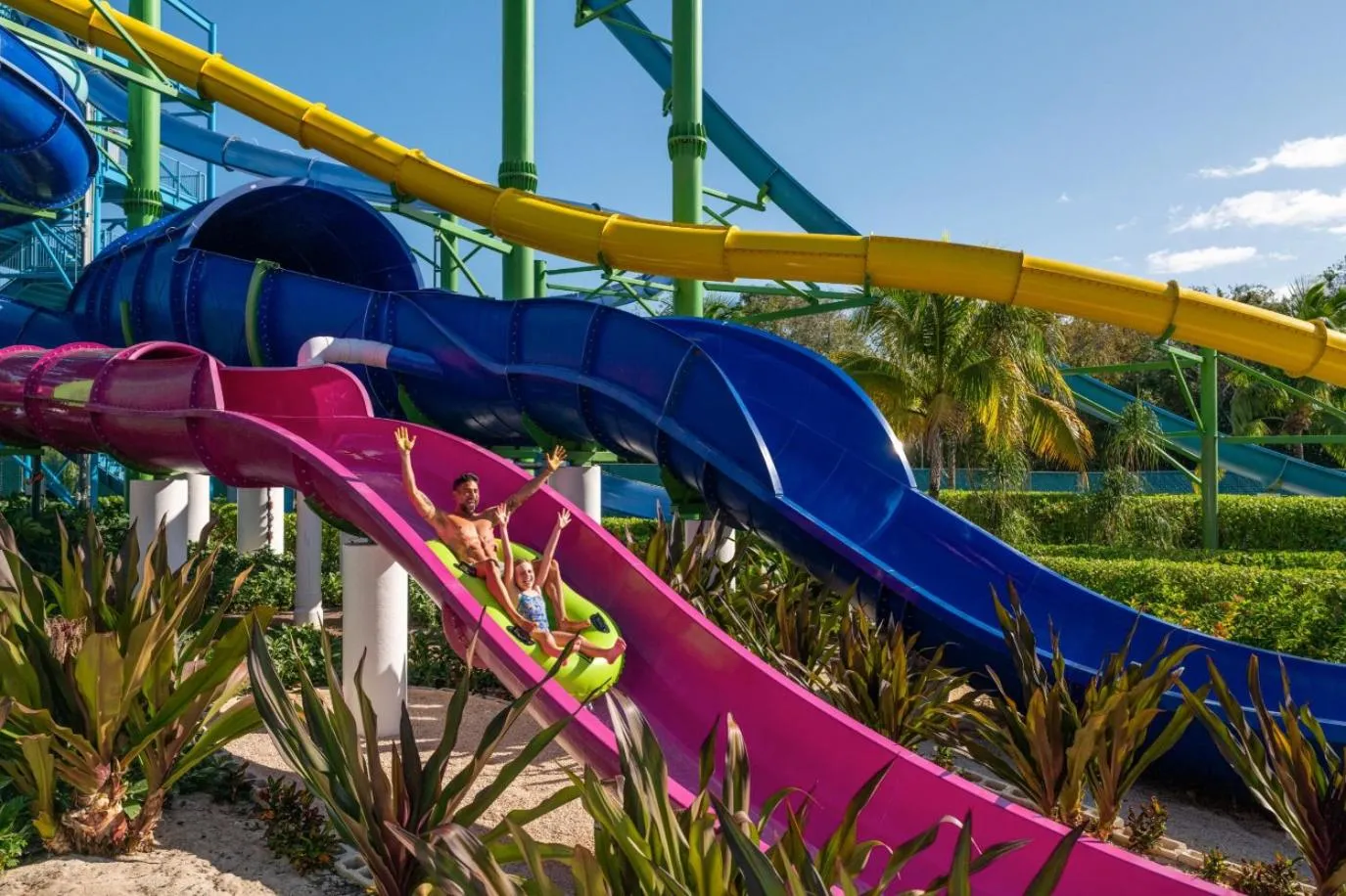 Aqua park in El Dorado Seaside Suites Oceanfront, Catamarán, Ecoturistic Ranch, All & More Inclusive - Adults Only