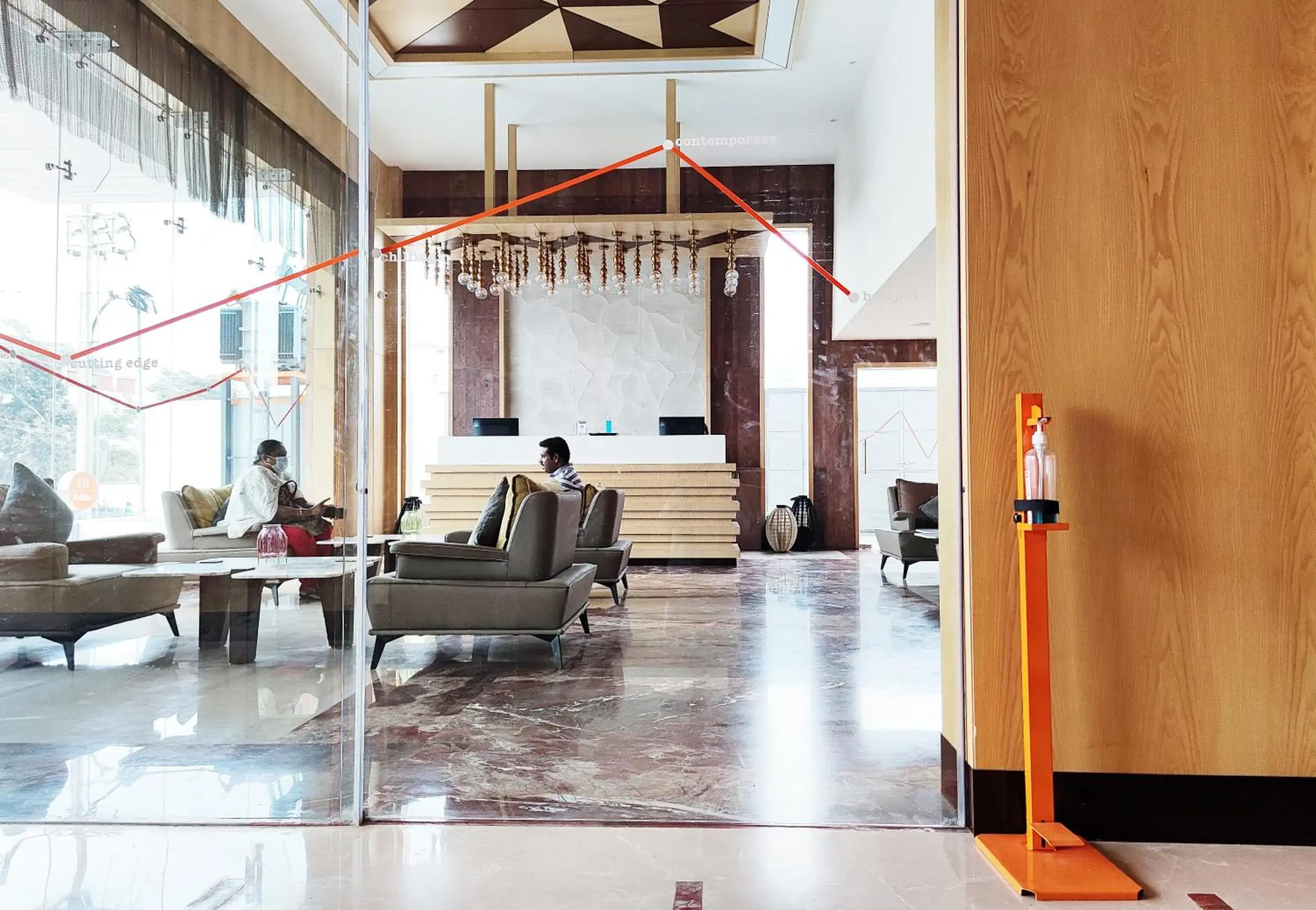 Lobby or reception in Zone Connect by The Park Coimbatore Lobby or reception in Zone Connect by The Park Coimbatore