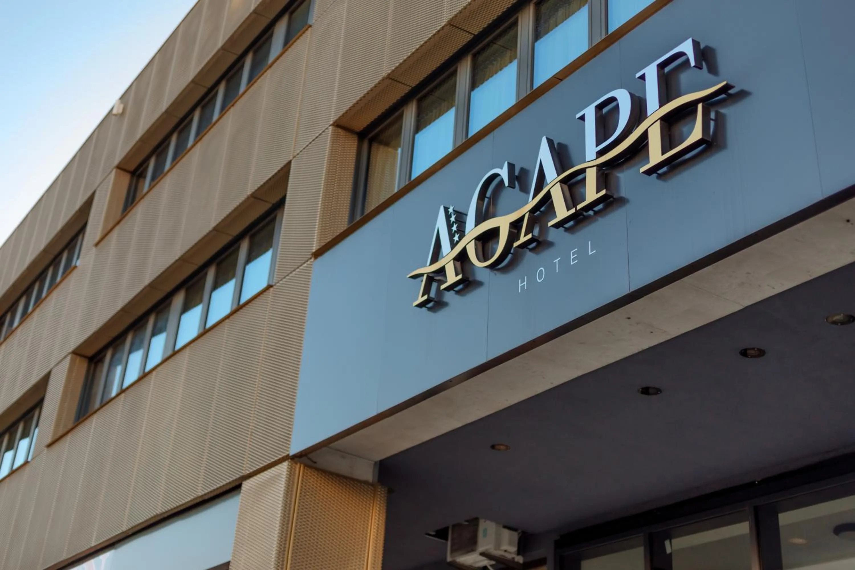 Facade/entrance in HOTEL AGAPE