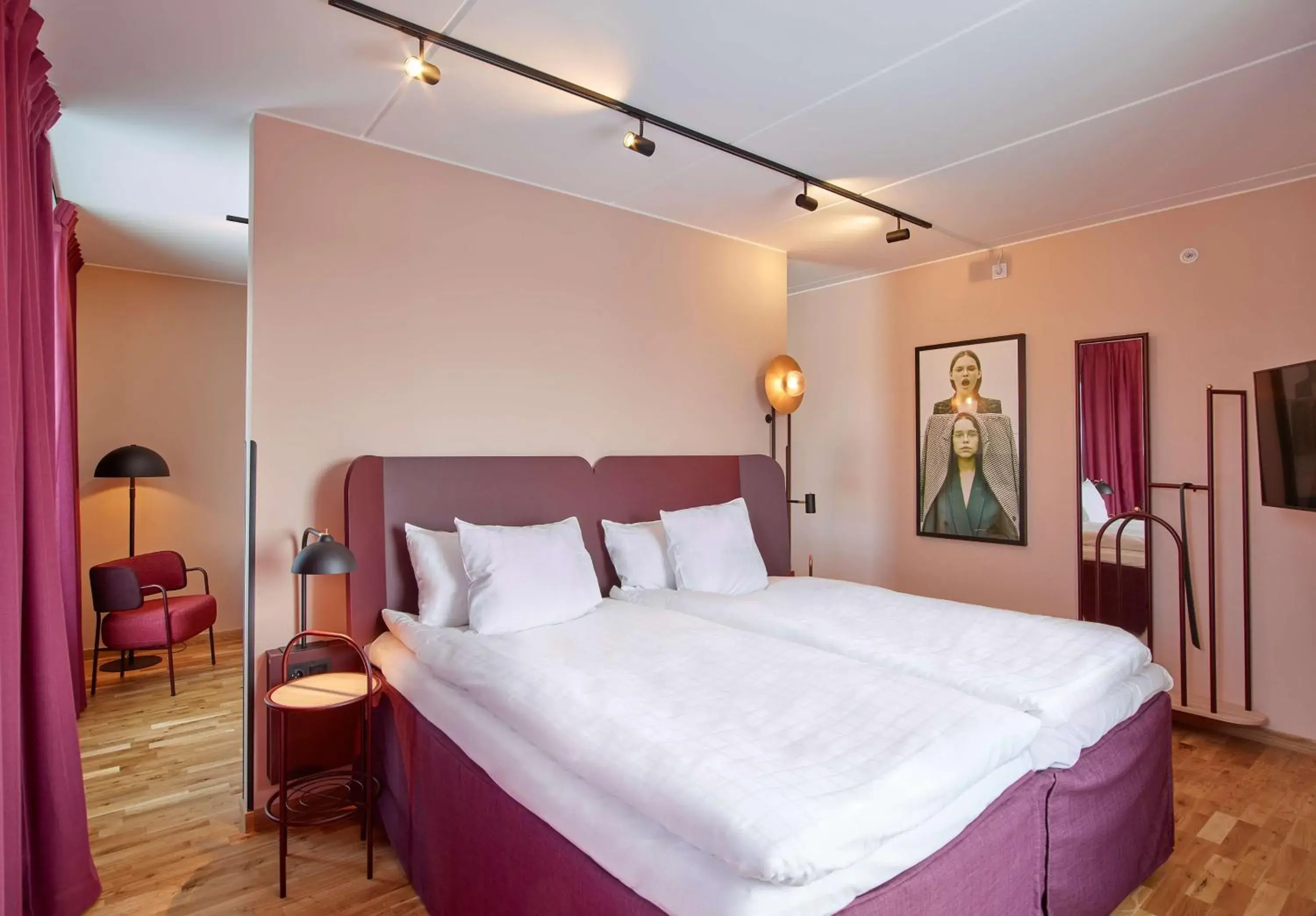 Bedroom, Bed in Scandic Kiruna Bedroom, Bed in Scandic Kiruna