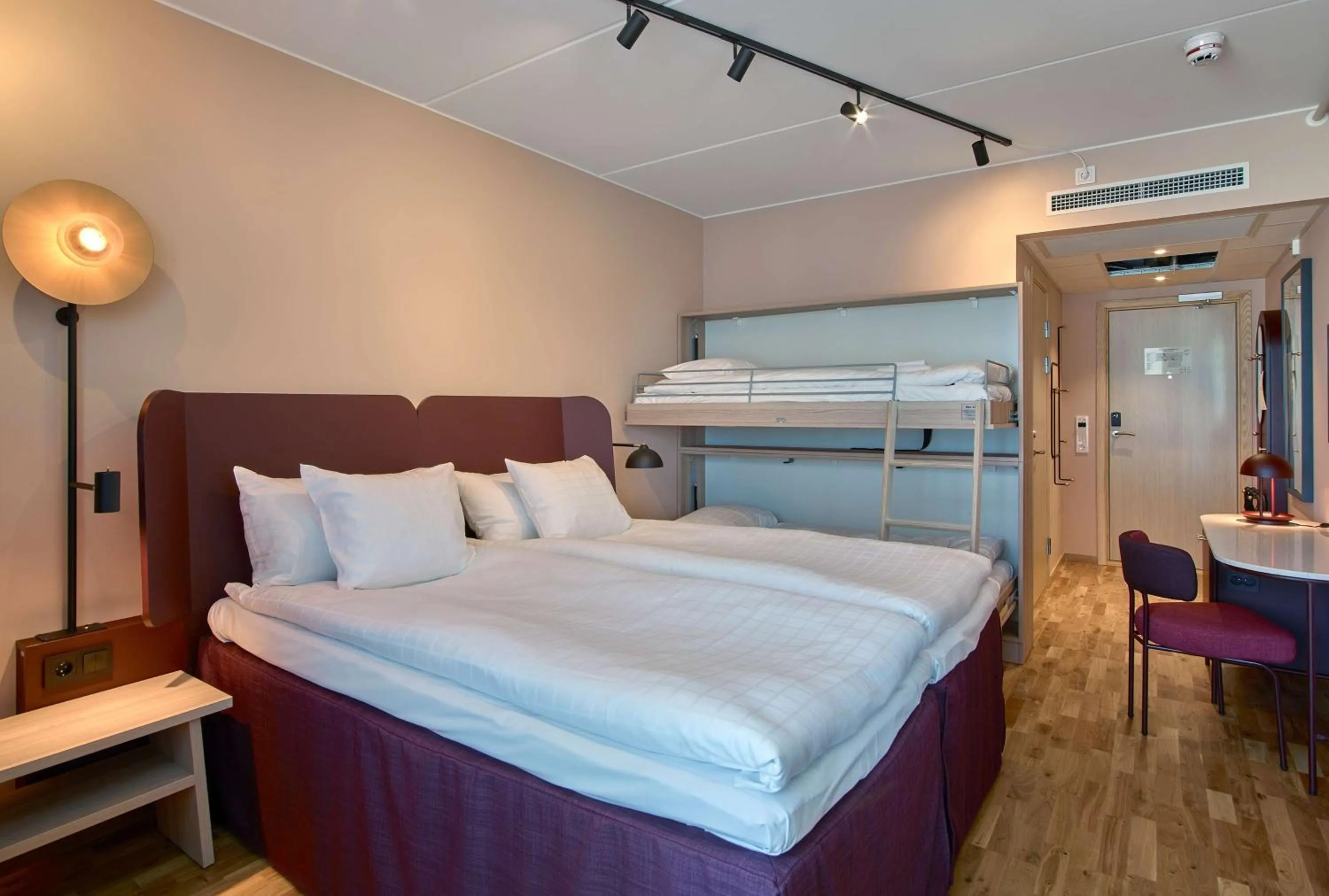 Bedroom, Bed in Scandic Kiruna