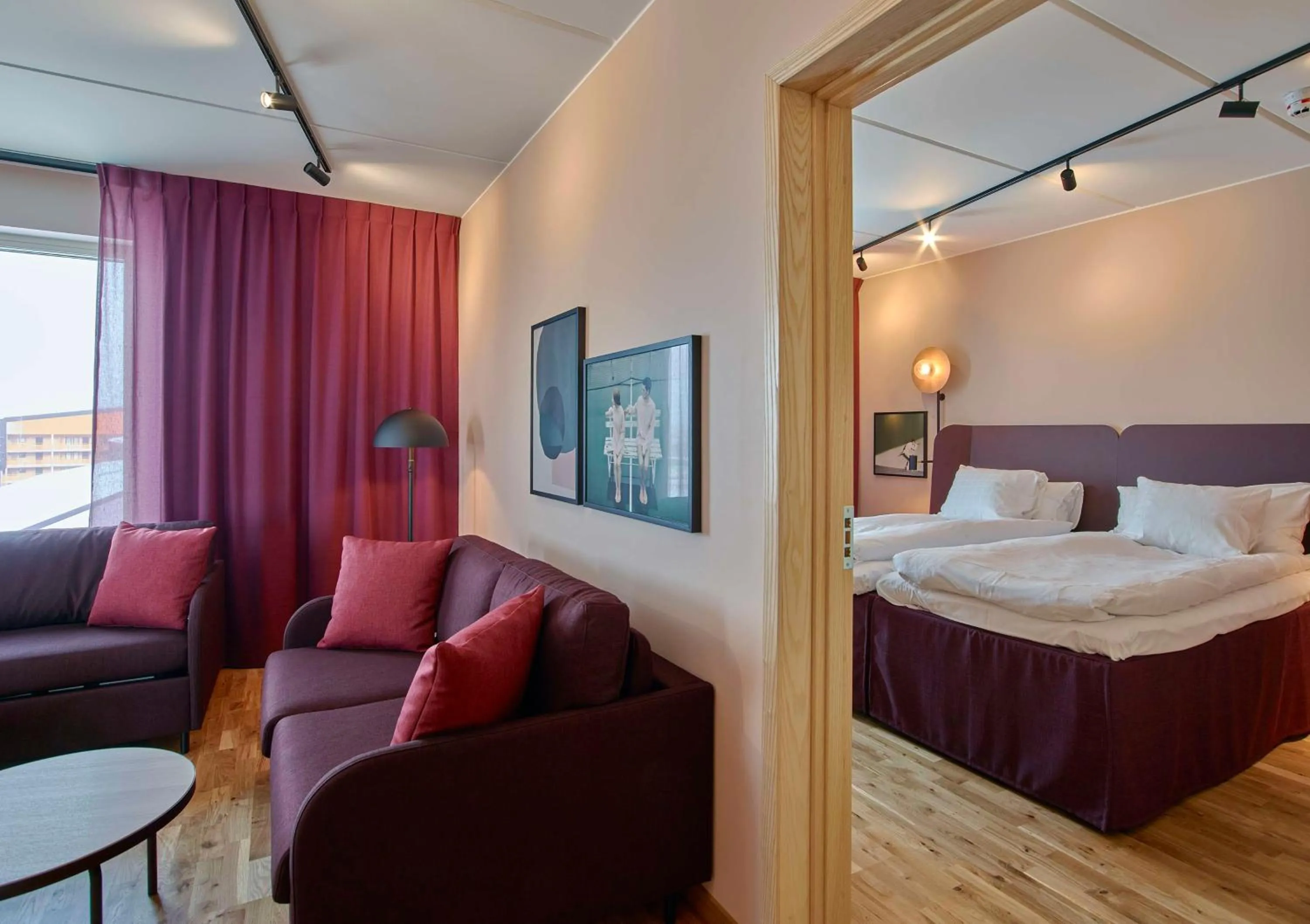 Bedroom, Bed in Scandic Kiruna