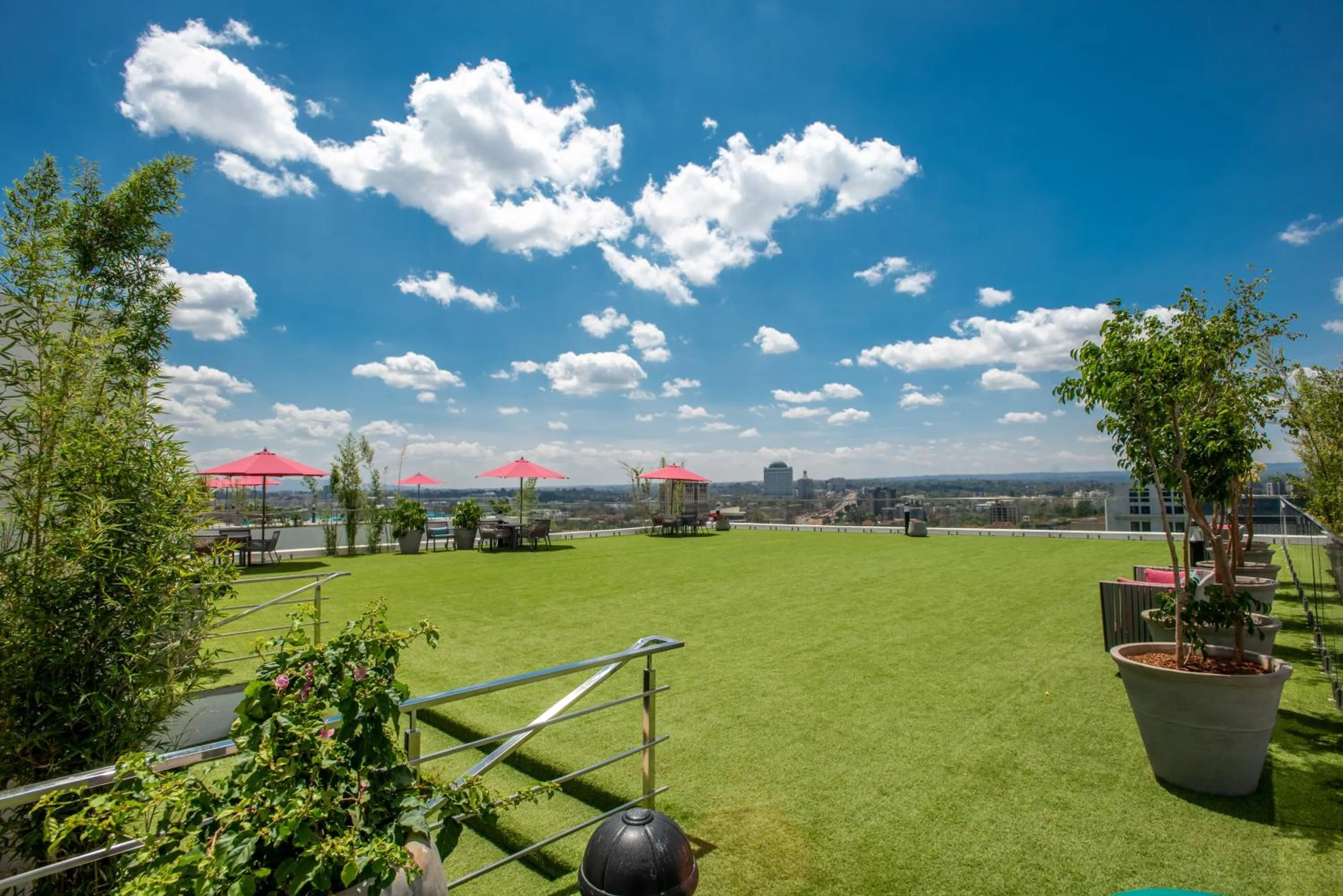 Garden in Skynest Residences by CityBlue, Nairobi Westlands