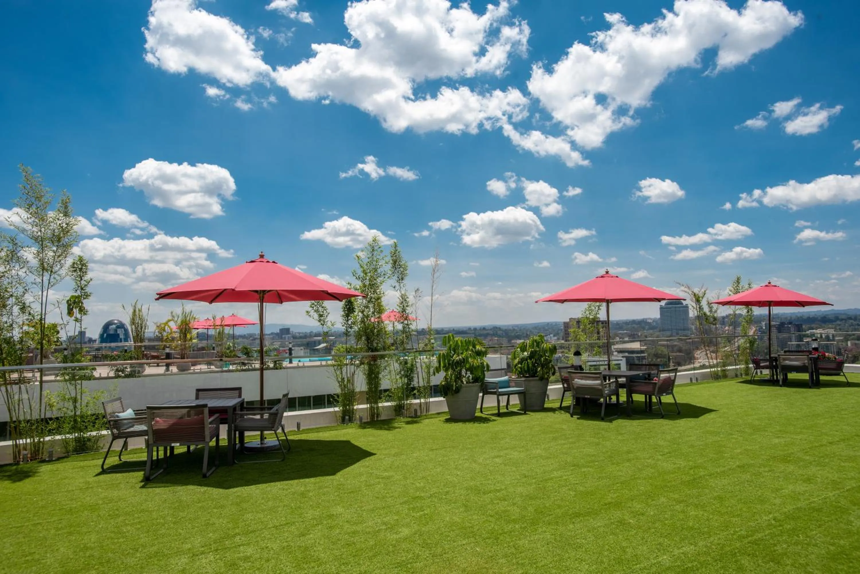 Patio in Skynest Residences by CityBlue, Nairobi Westlands