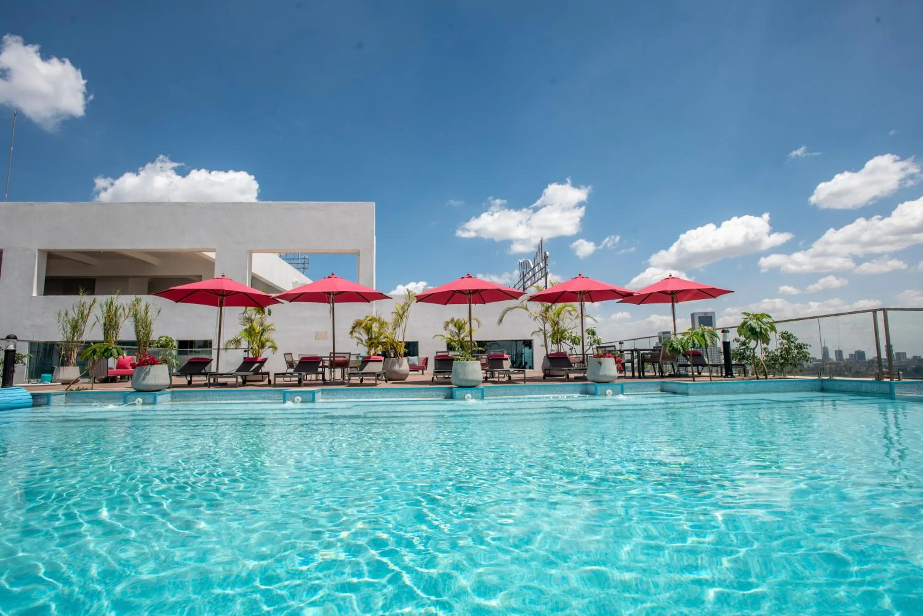 Swimming pool in Skynest Residences by CityBlue, Nairobi Westlands