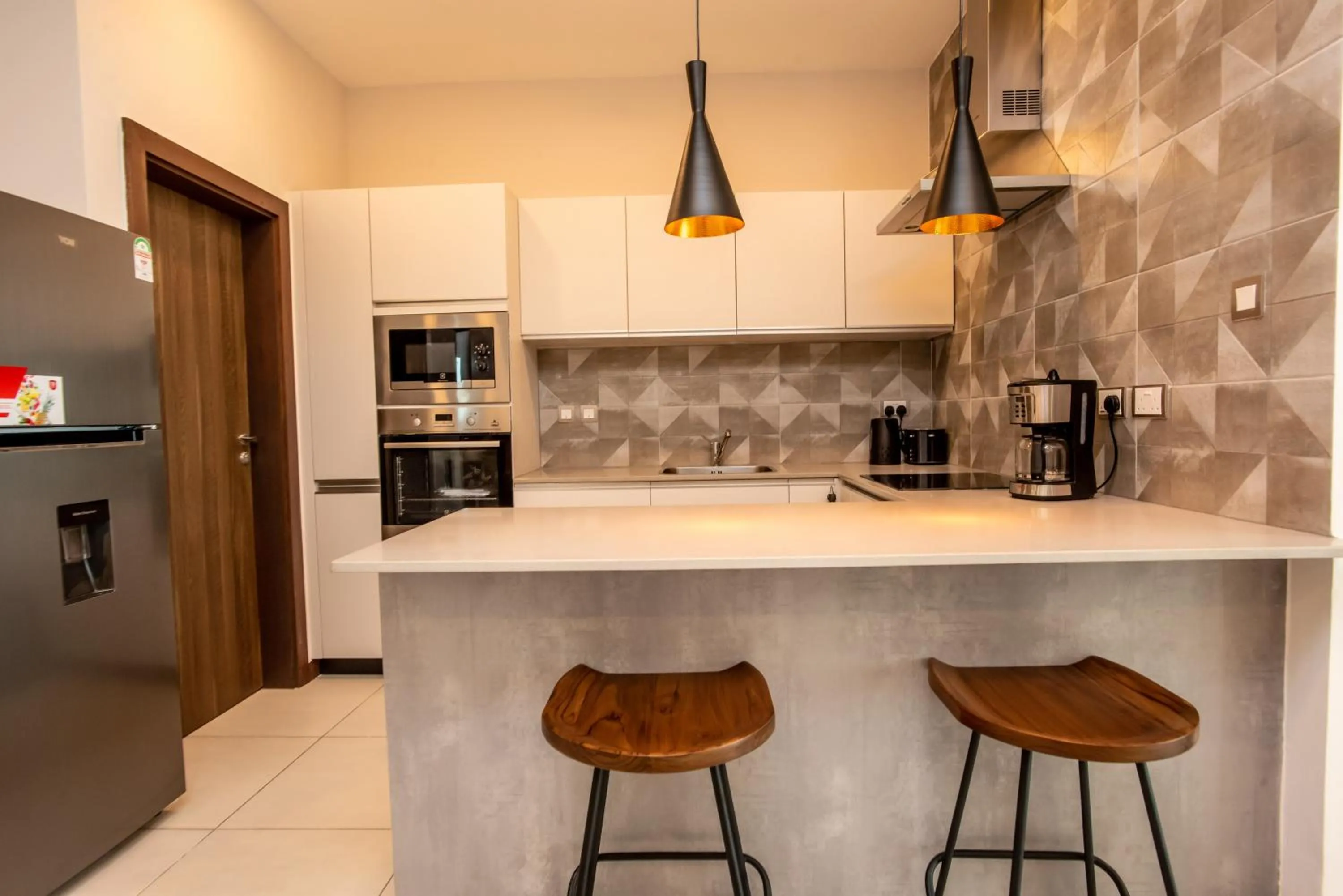 Kitchen or kitchenette in Skynest Residences by CityBlue, Nairobi Westlands