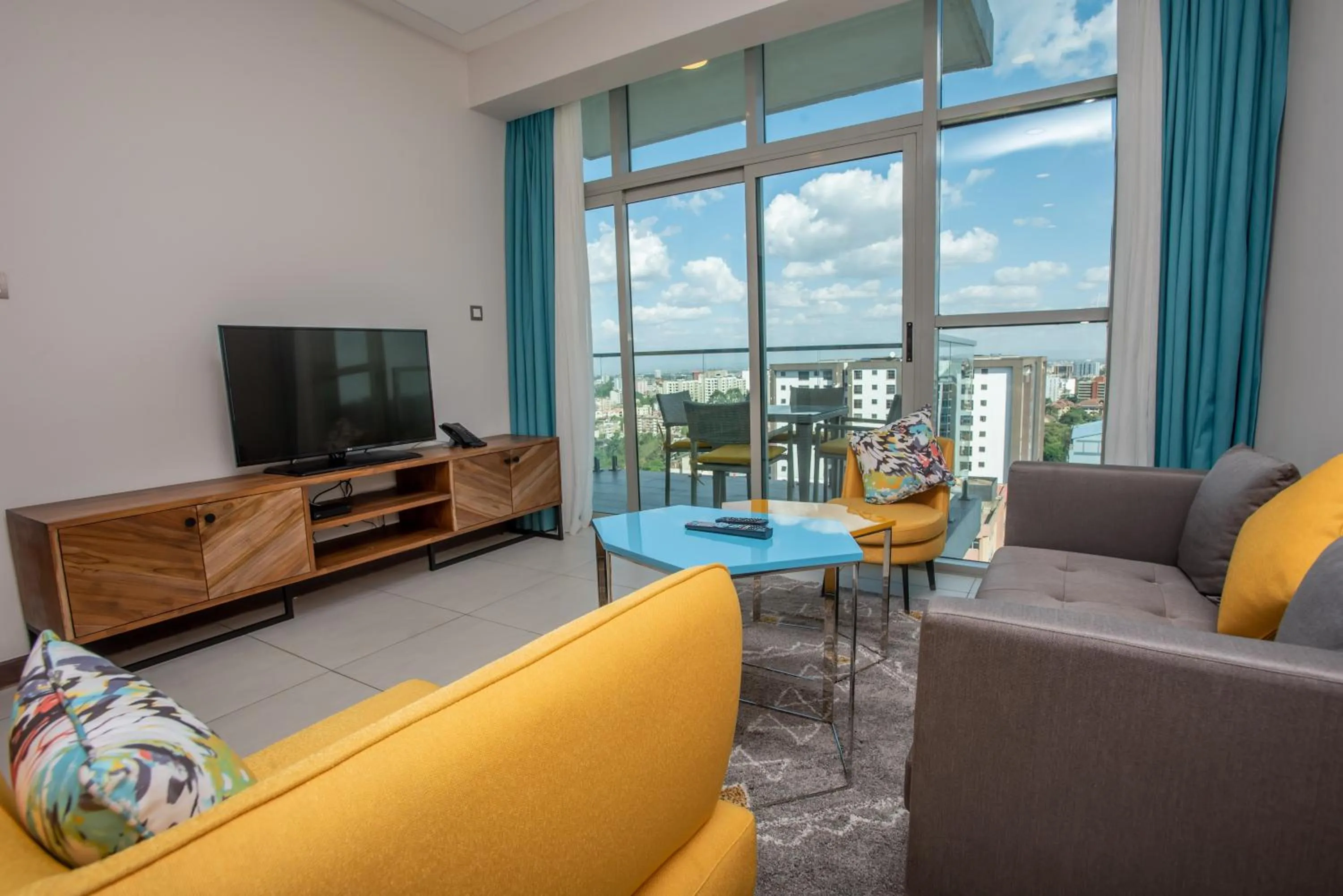 TV and multimedia in Skynest Residences by CityBlue, Nairobi Westlands