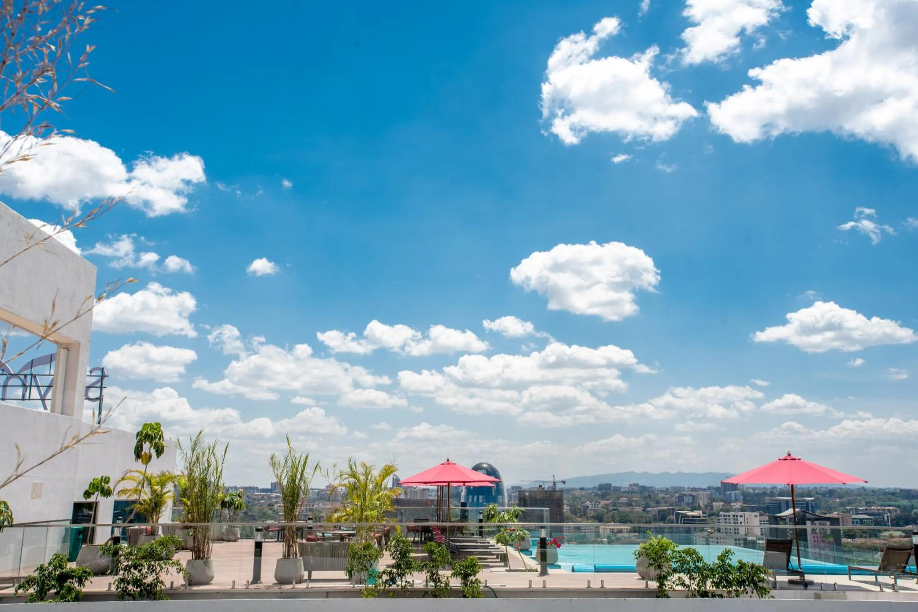Patio in Skynest Residences by CityBlue, Nairobi Westlands