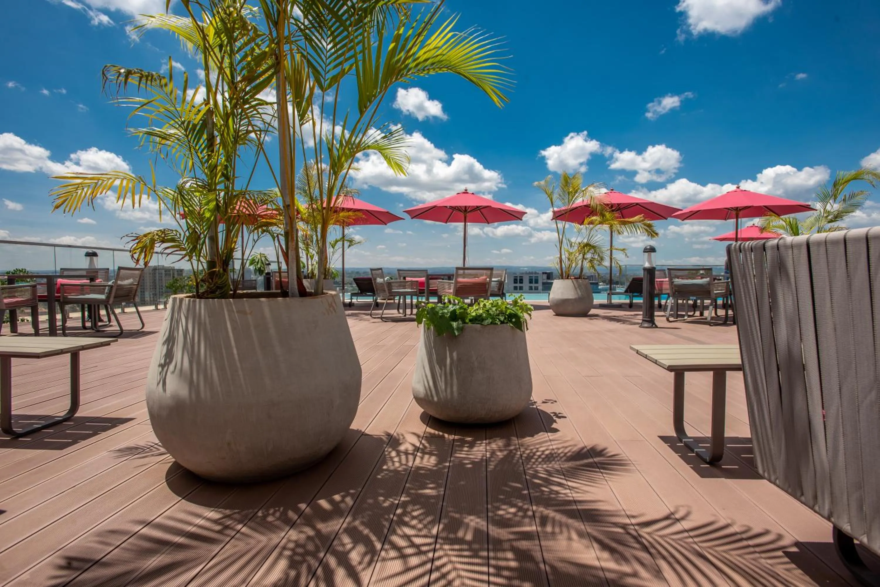 Patio in Skynest Residences by CityBlue, Nairobi Westlands