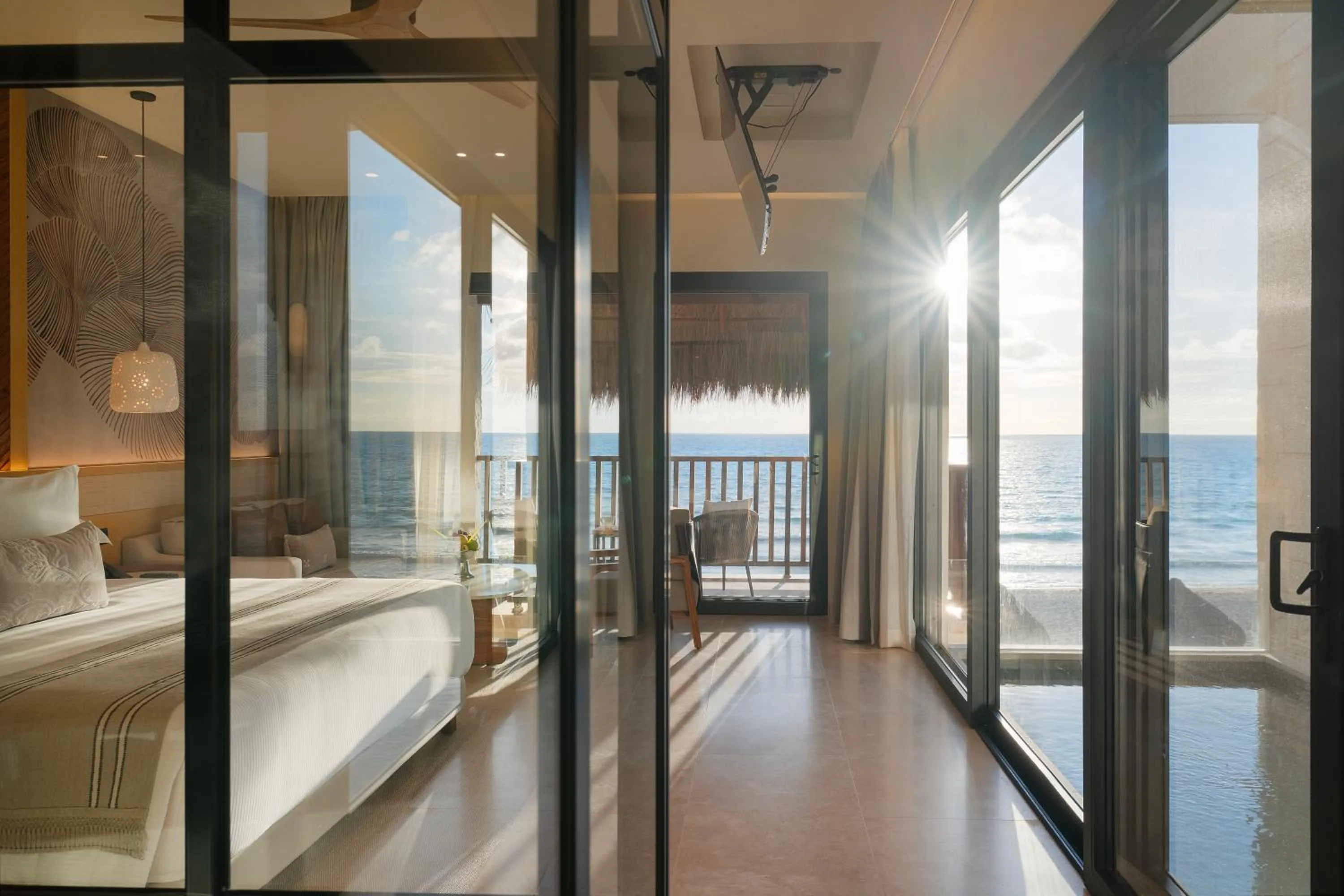 View (from property/room), Bed in Valentin Imperial Riviera Maya All Inclusive - Adults Only