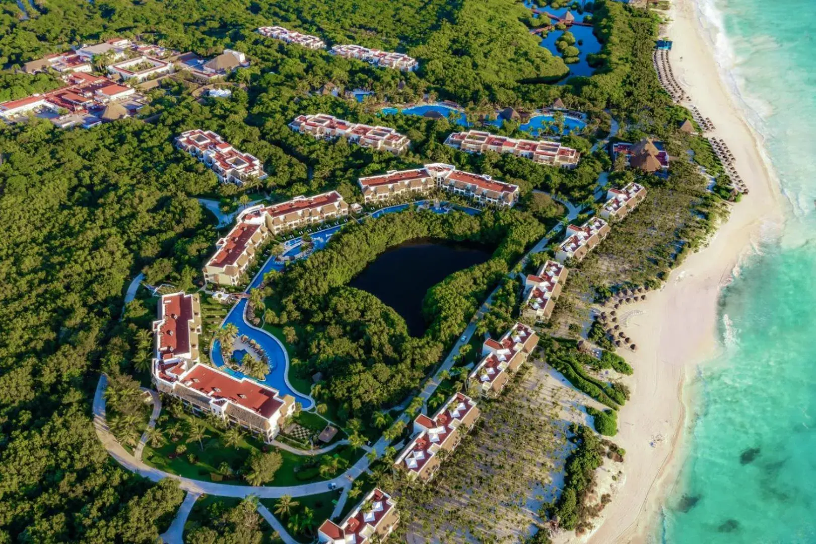 Bird's eye view in Valentin Imperial Riviera Maya All Inclusive - Adults Only Bird's eye view in Valentin Imperial Riviera Maya All Inclusive - Adults Only