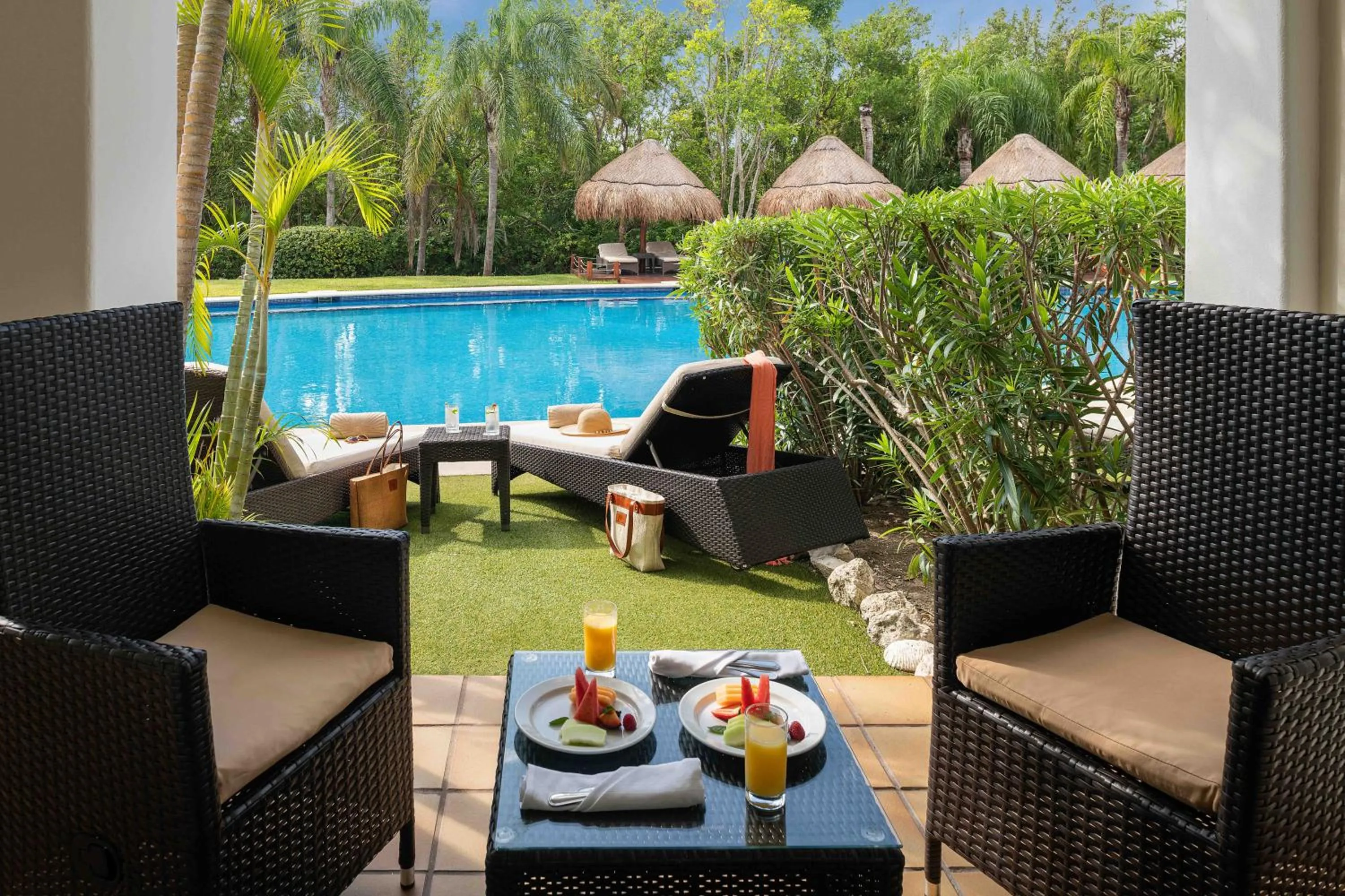 Patio in Valentin Imperial Riviera Maya All Inclusive - Adults Only