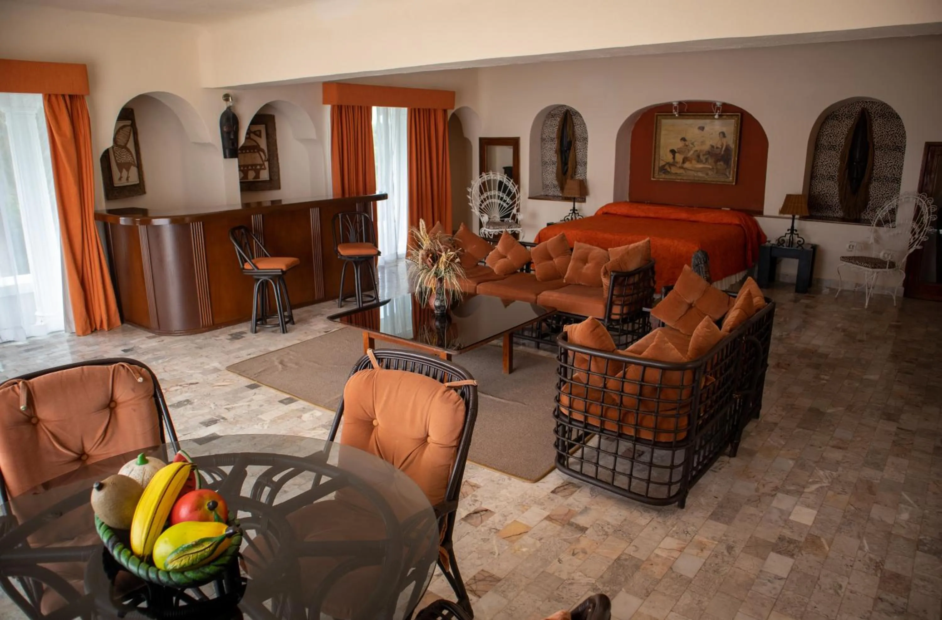 Staff in Villablanca Garden Beach Hotel