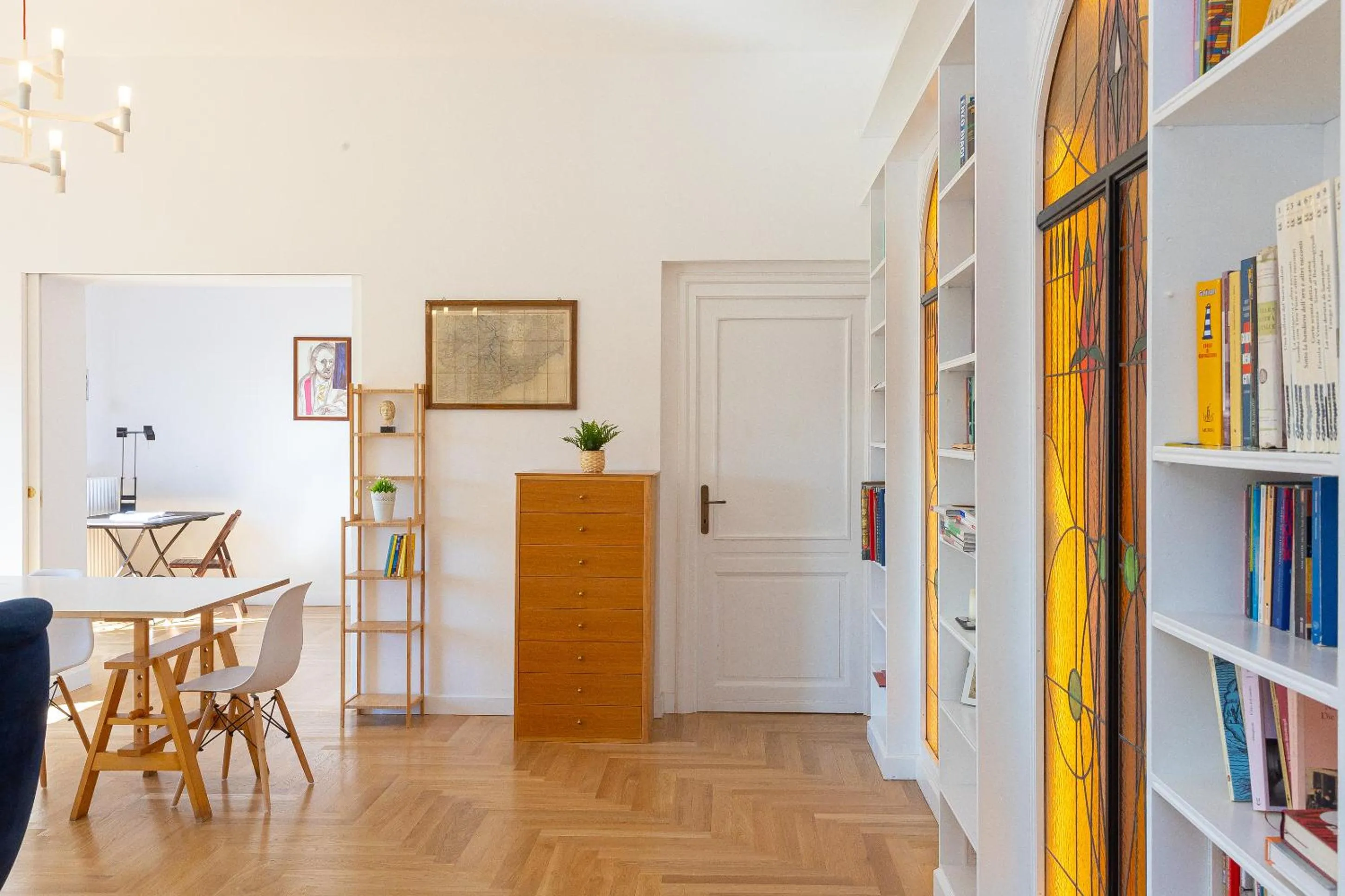 Decorative detail in Giulio Cesare Penthouse Rental in Rome