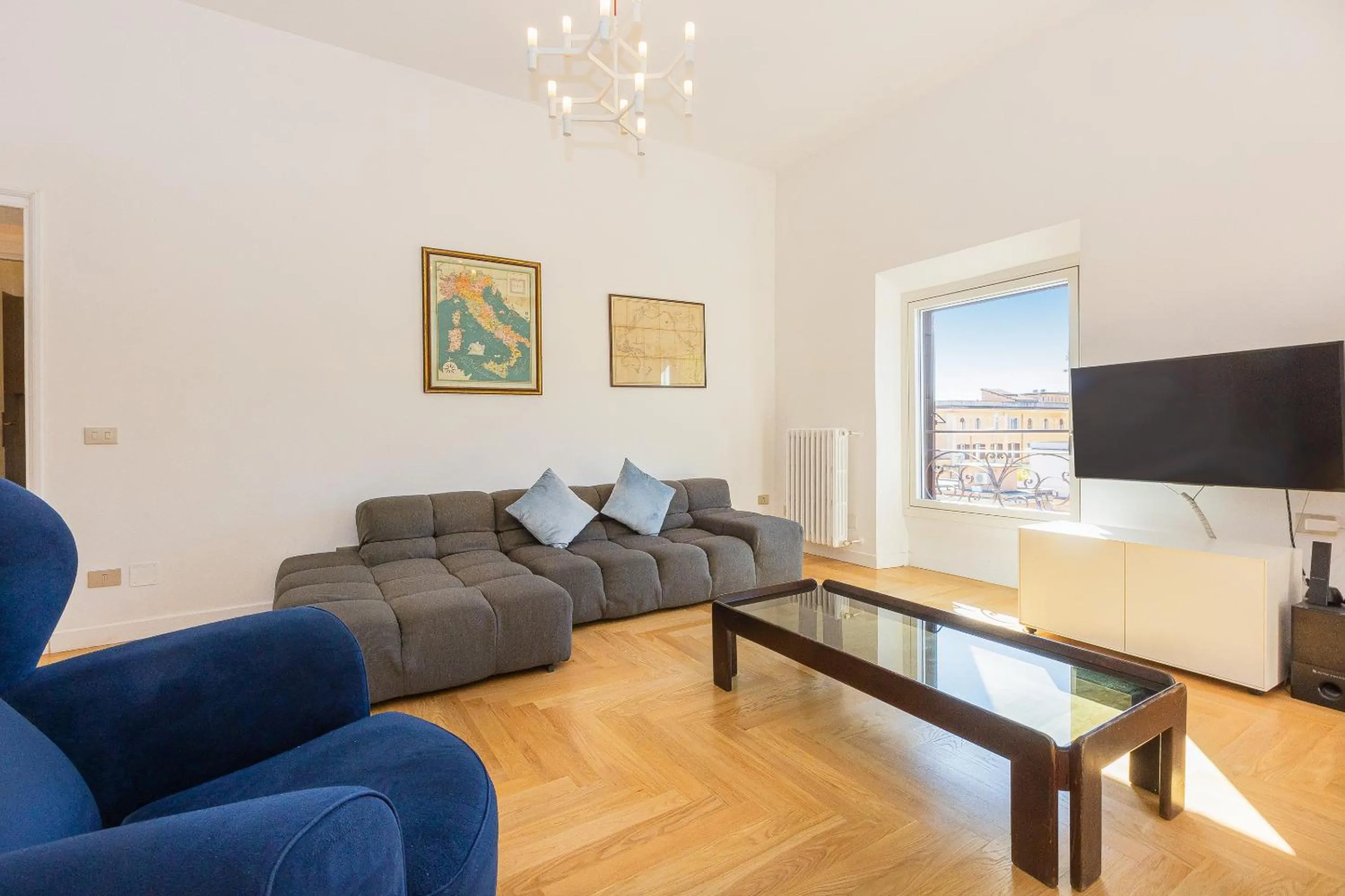 View (from property/room) in Giulio Cesare Penthouse Rental in Rome