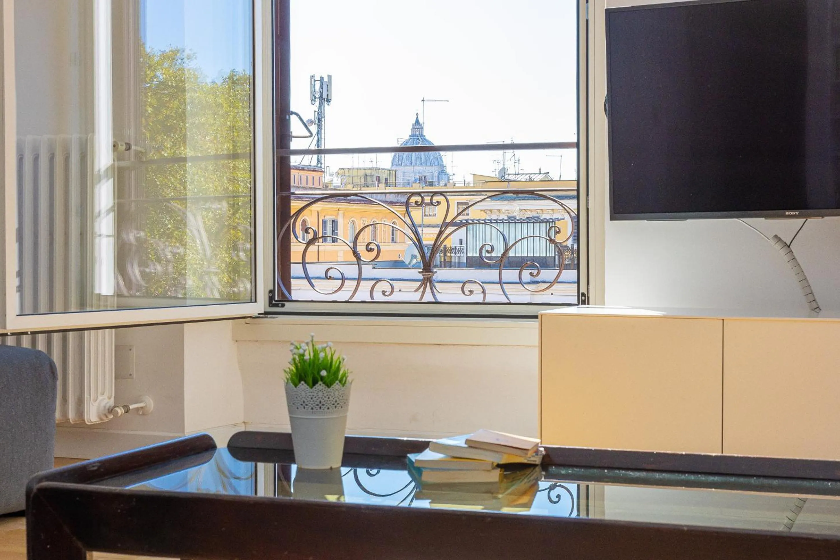 View (from property/room) in Giulio Cesare Penthouse Rental in Rome