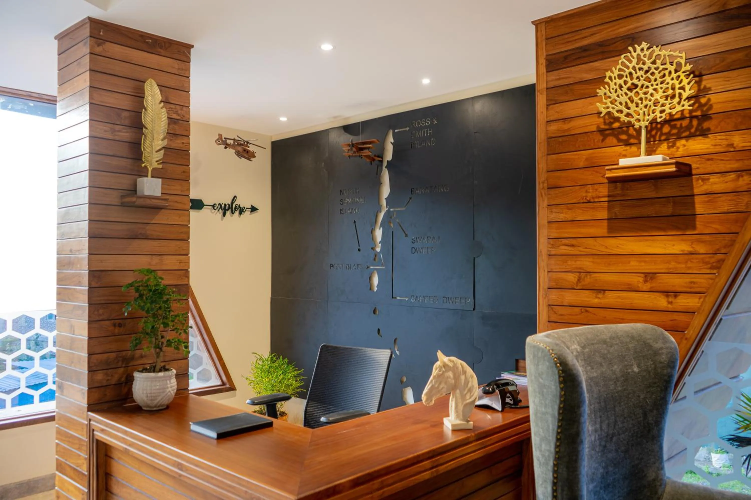 Lobby or reception in Coral Reef Hotel & Spa, Port Blair