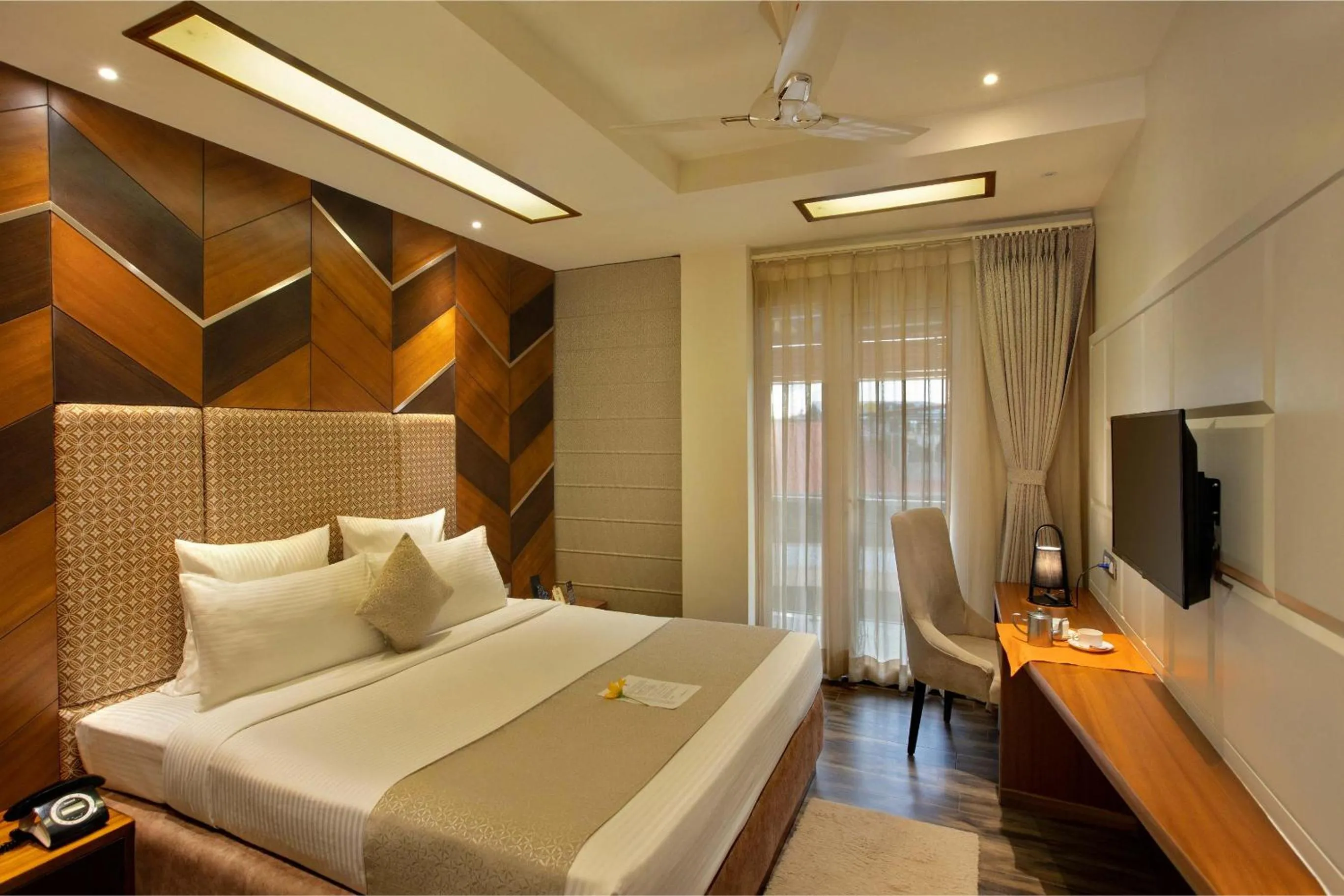 Bed in Coral Reef Hotel & Spa, Port Blair