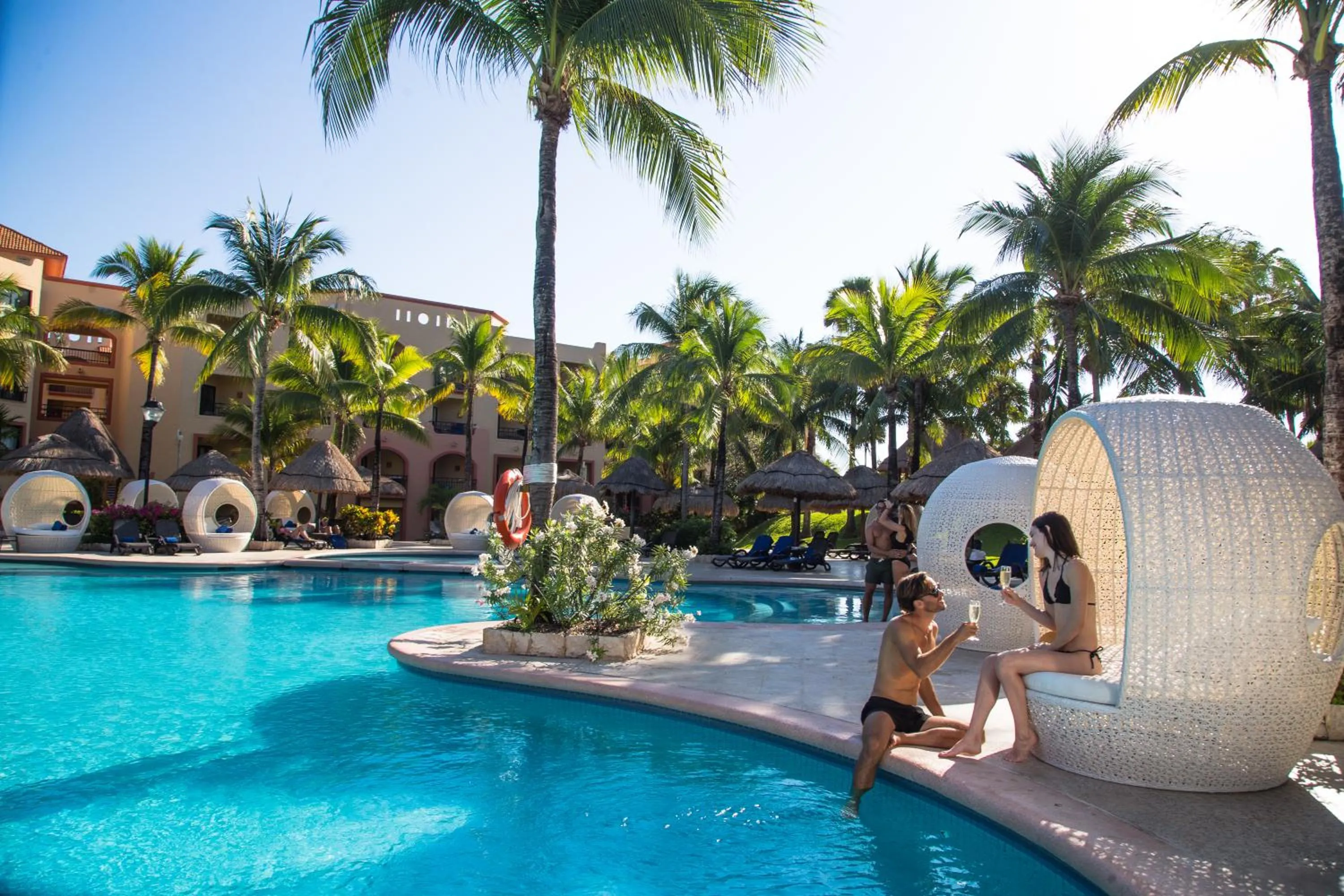 Swimming pool in Select Club at Sandos Playacar All Inclusive - Adults Only Area