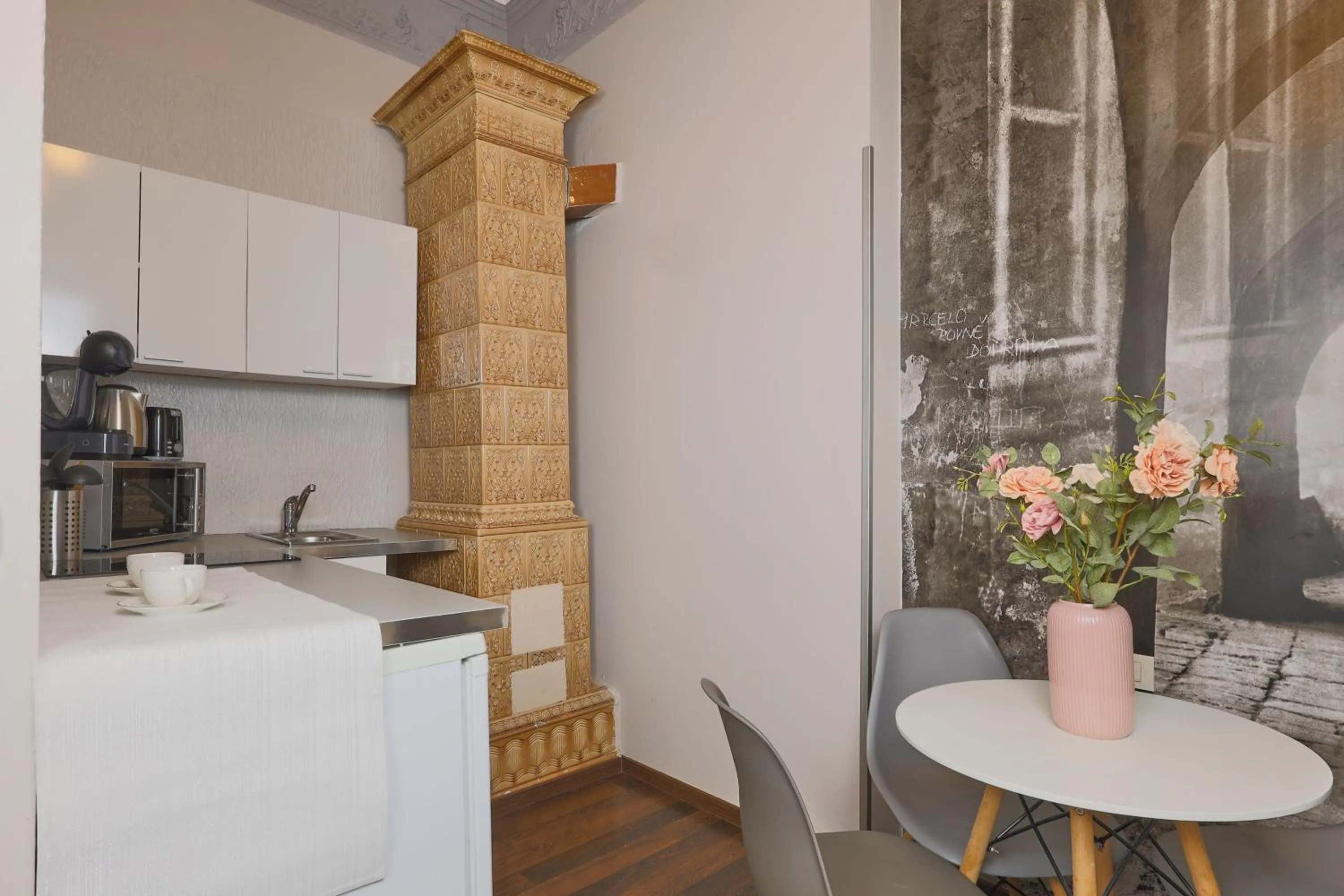 Kitchen or kitchenette in Janackovo - Riverside Residence