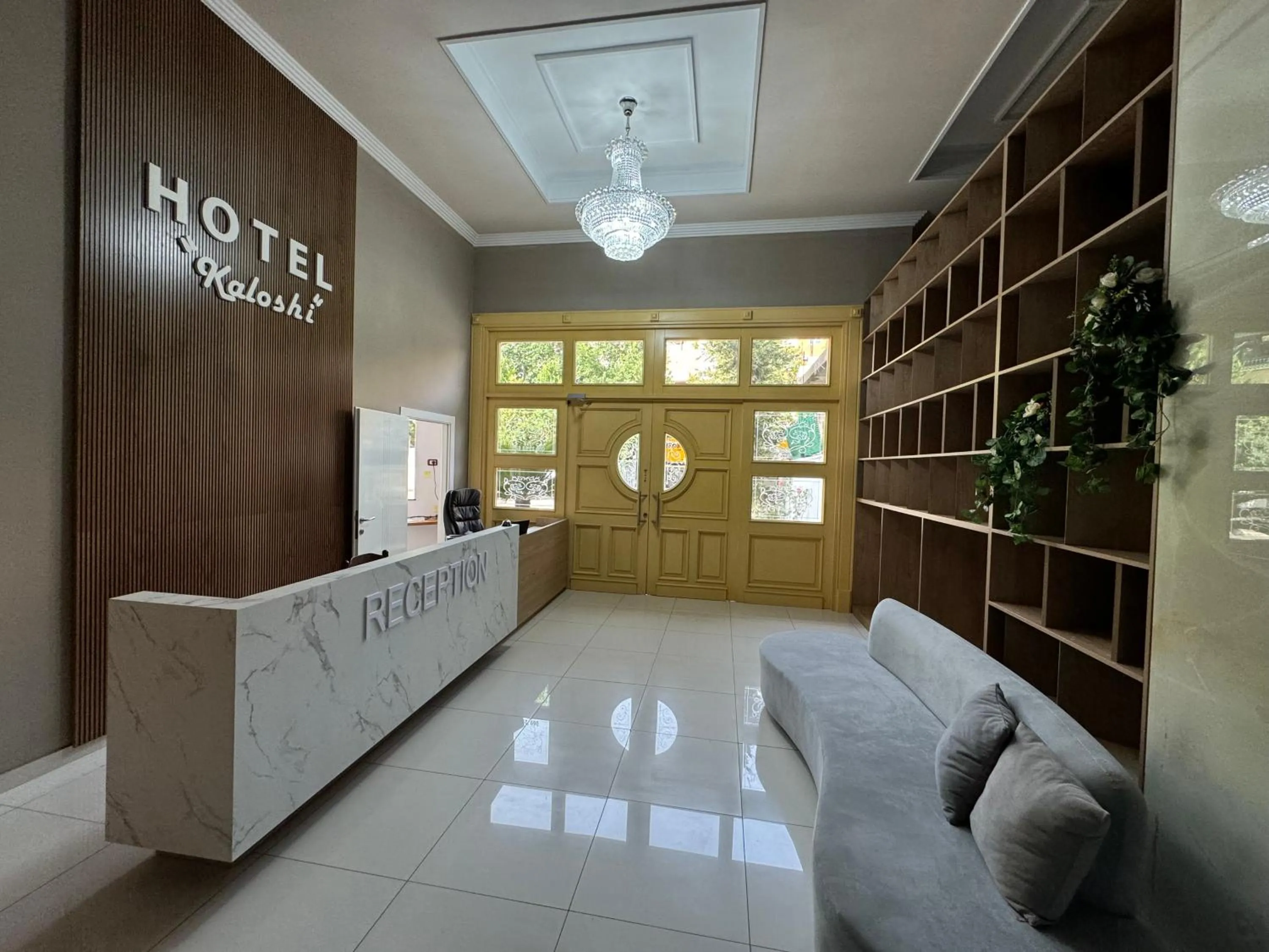 Lobby or reception in Hotel Kaloshi