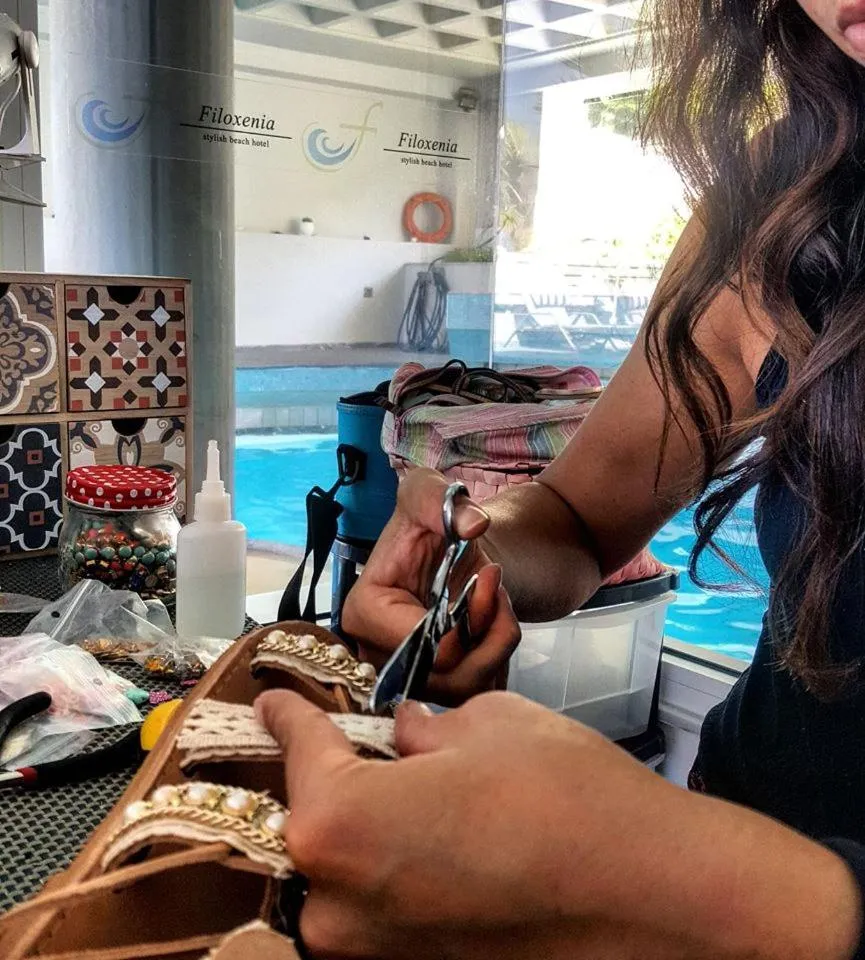 Property building in Filoxenia Beach Hotel