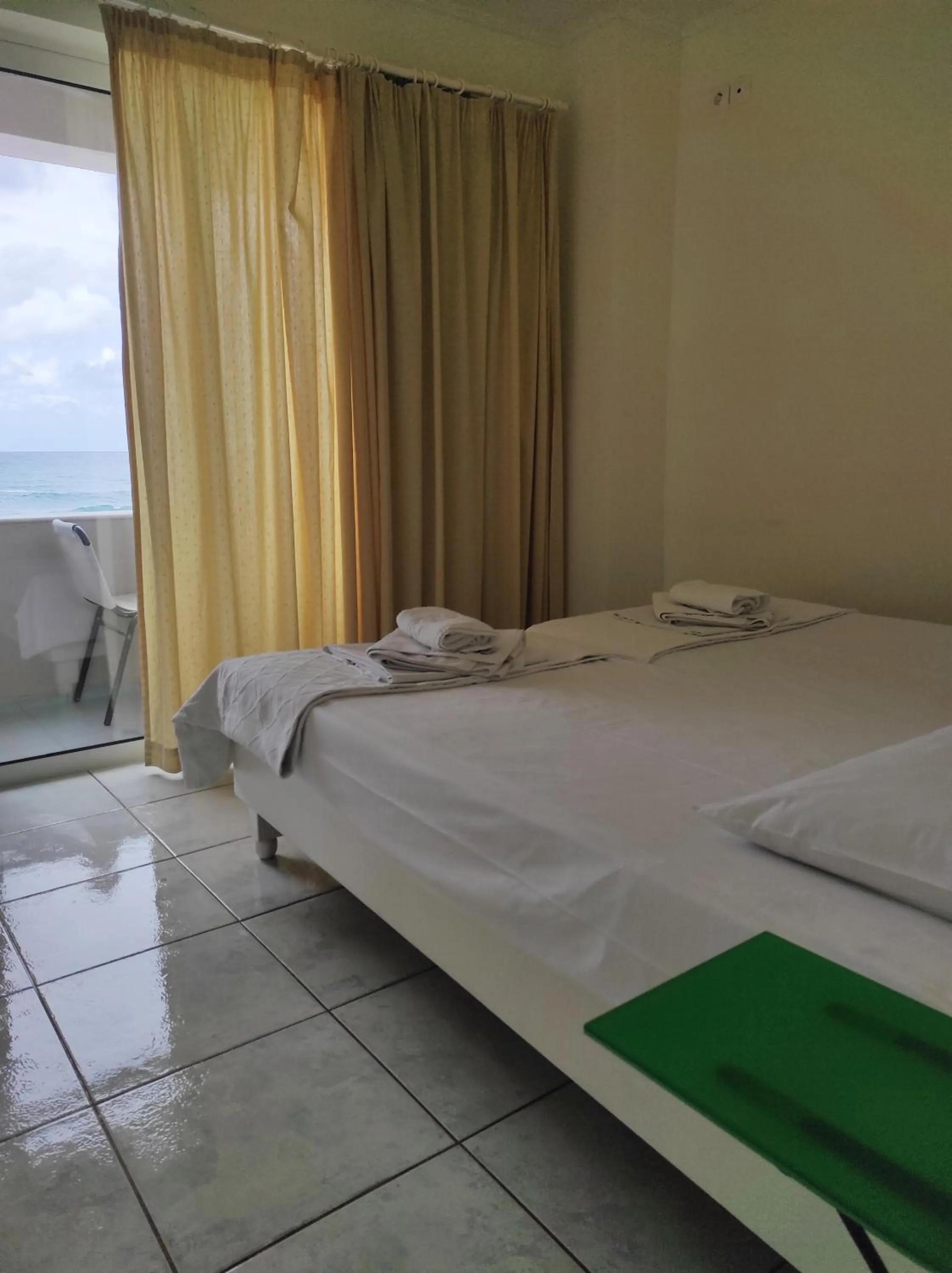 Bed in Filoxenia Beach Hotel