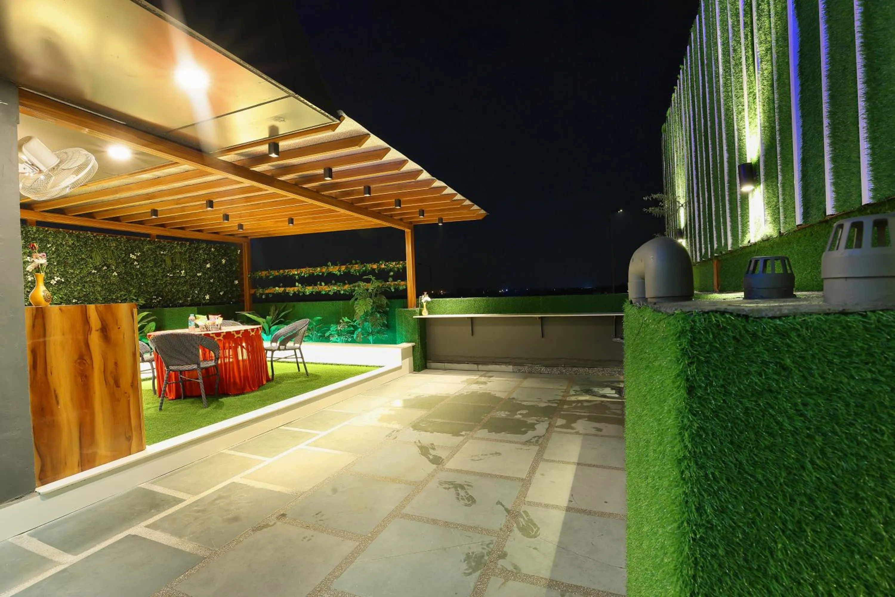 Patio in OPO The View, Delhi Airport