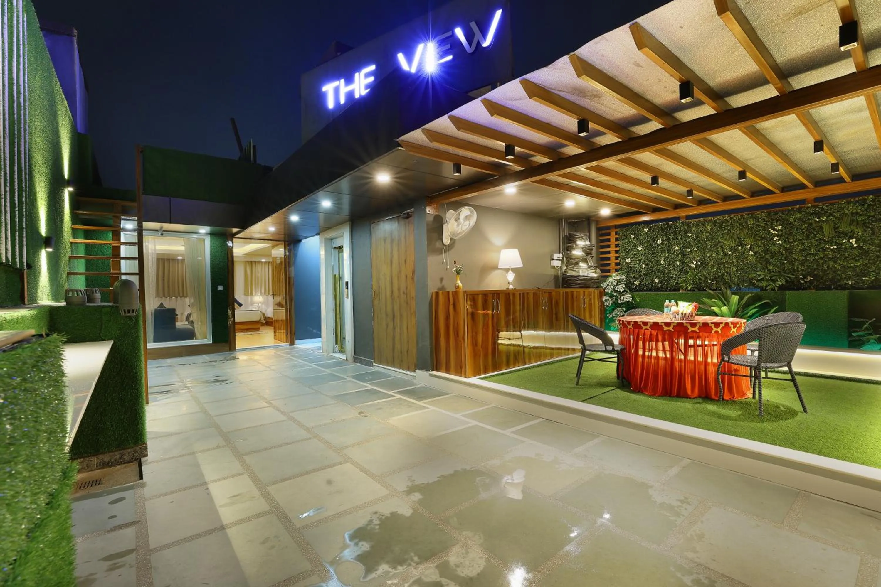 Patio in OPO The View, Delhi Airport