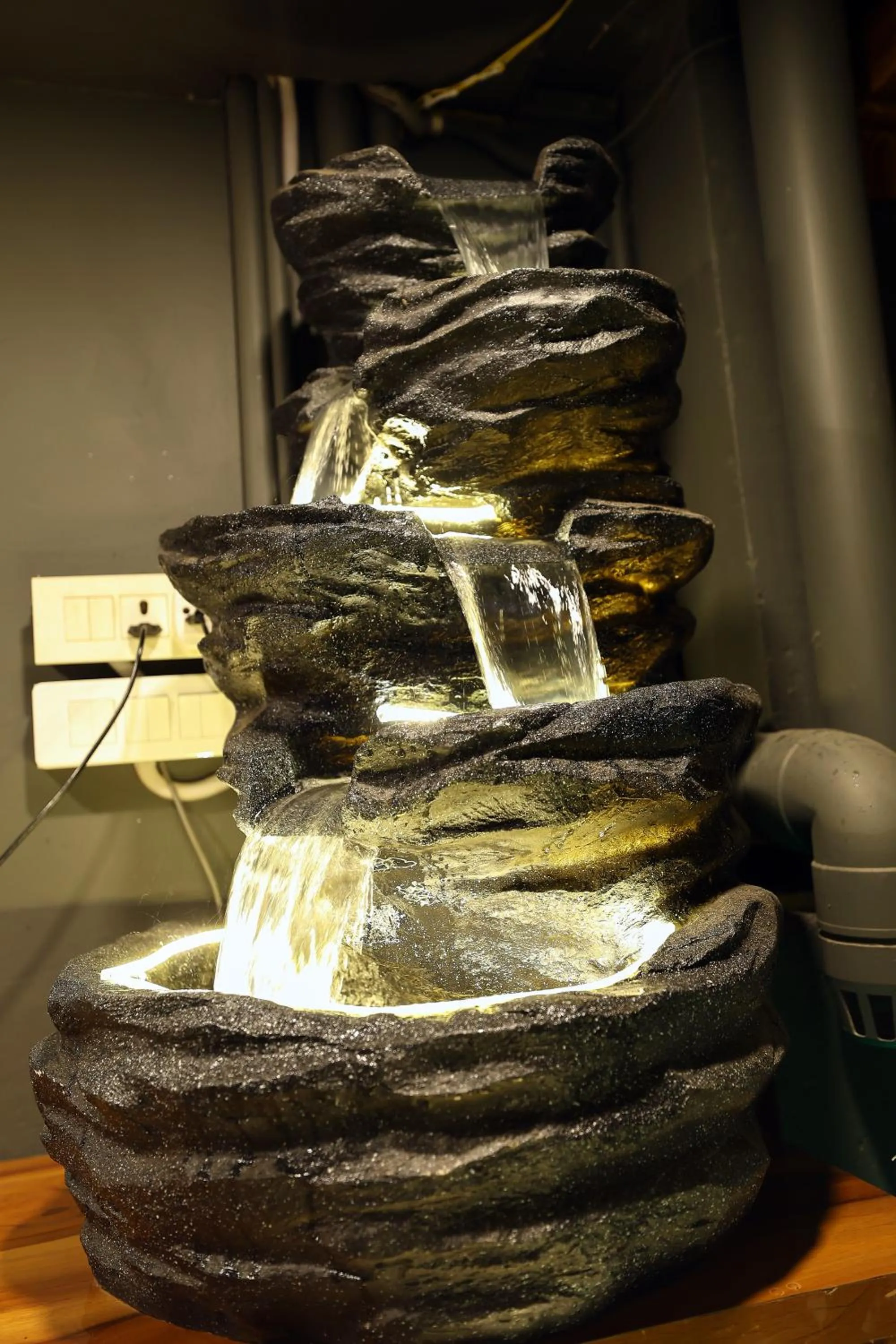 Decorative detail in OPO The View, Delhi Airport