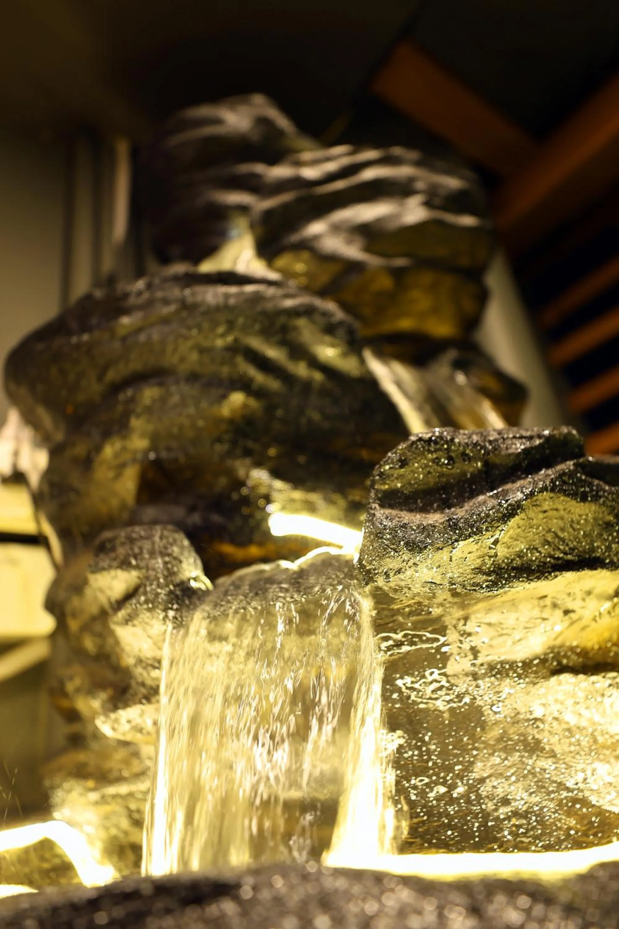 Decorative detail in OPO The View, Delhi Airport