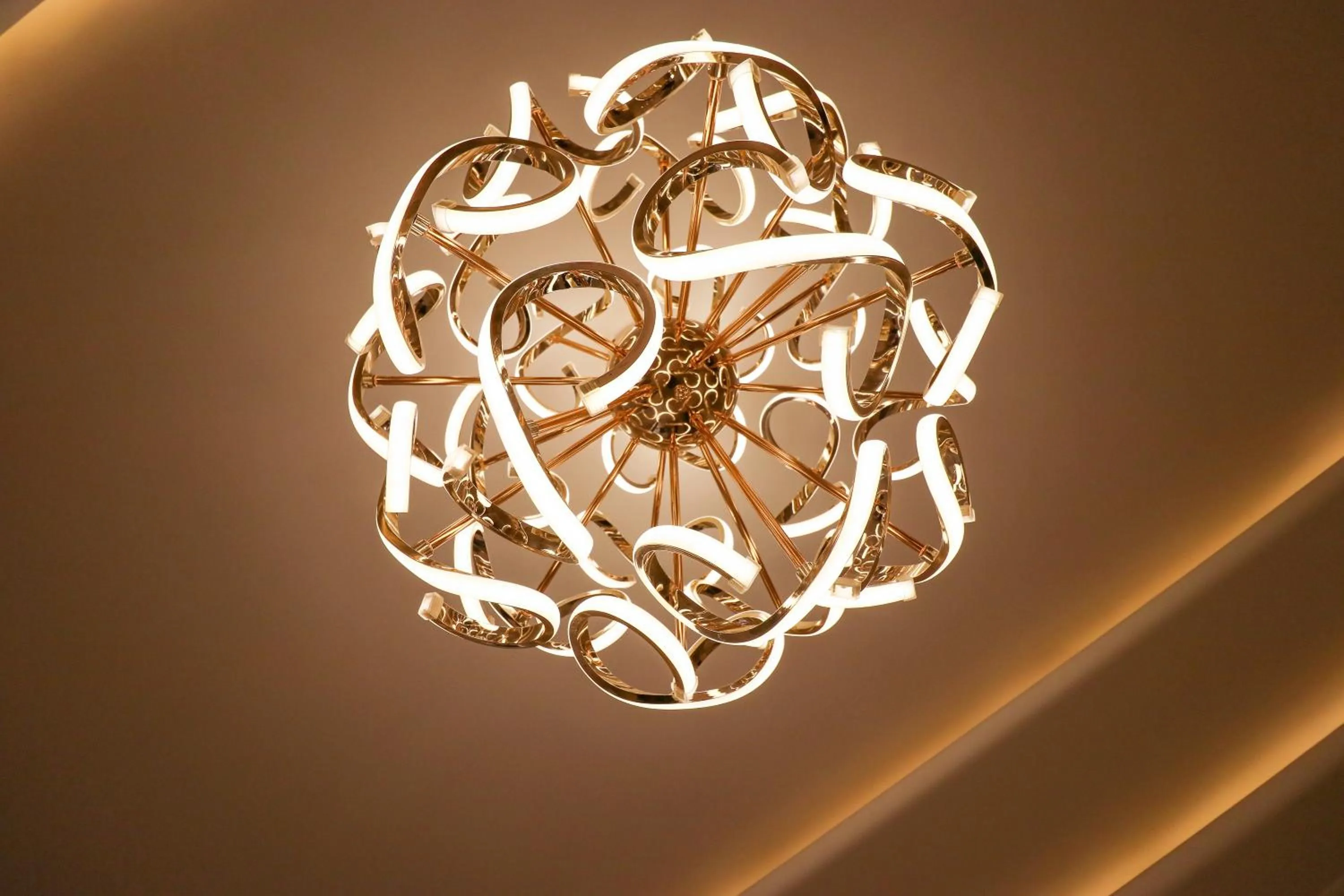 Decorative detail in OPO The View, Delhi Airport