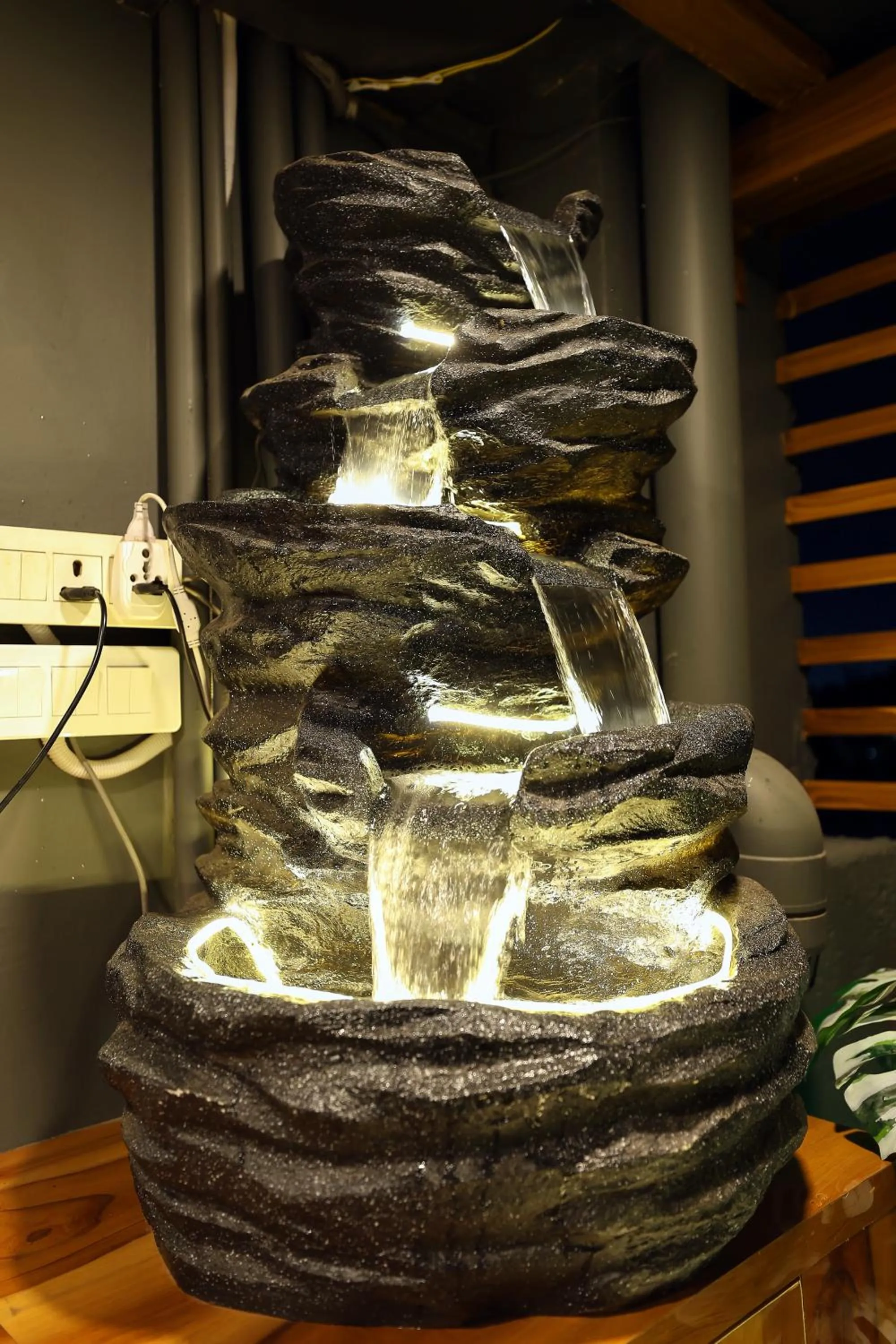 Decorative detail in OPO The View, Delhi Airport