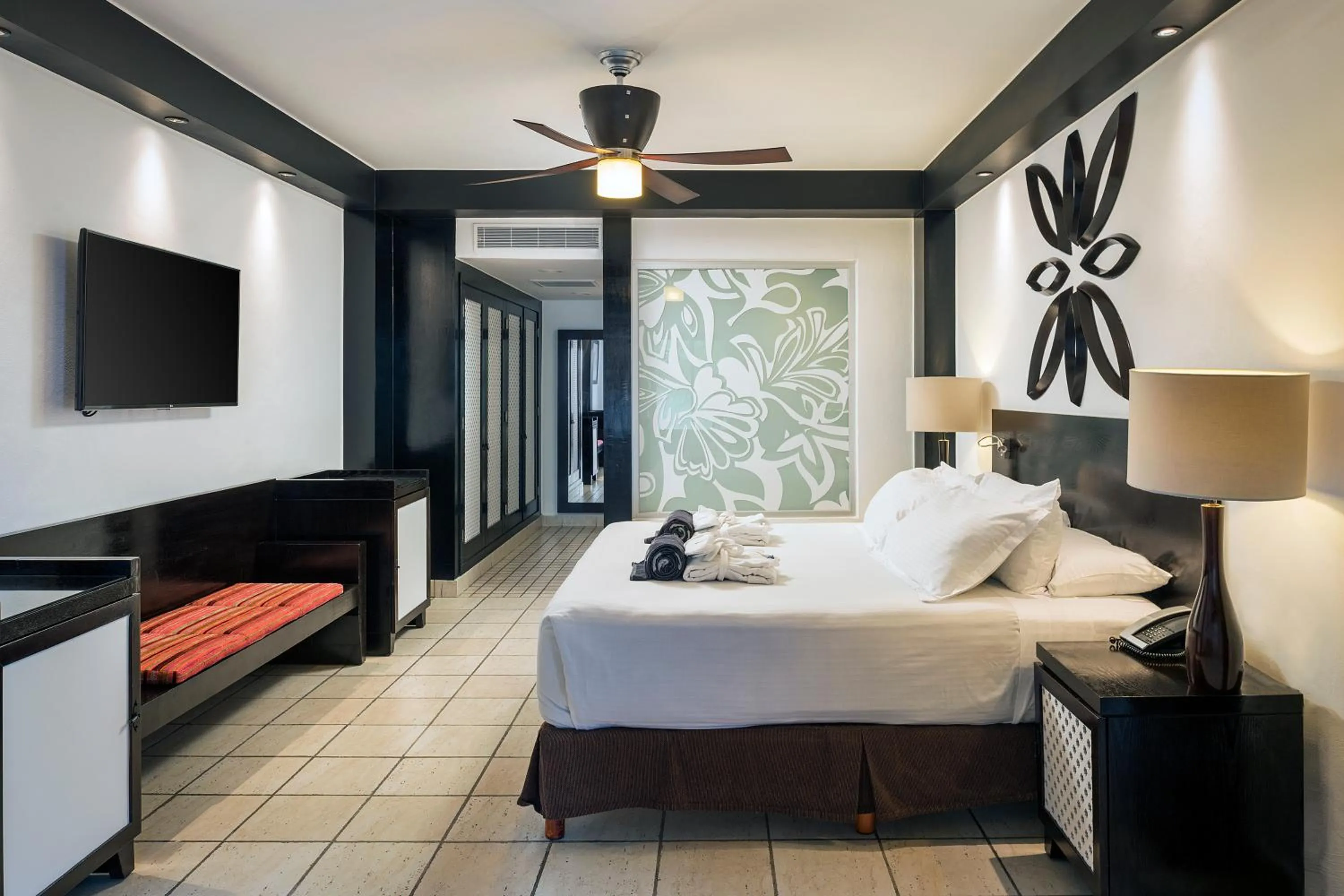 Bedroom, Bed in Ocean Coral & Turquesa All Inclusive