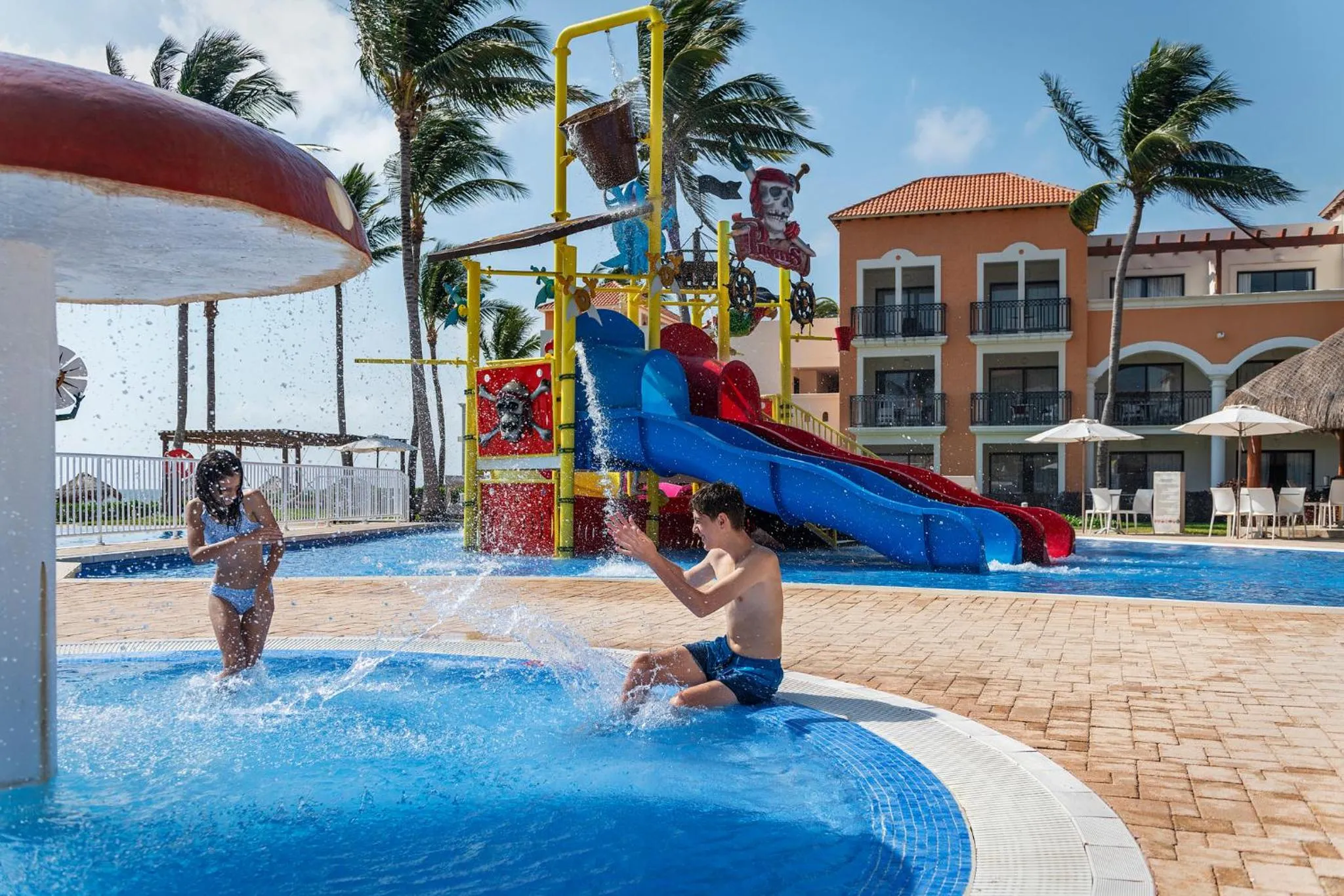 Aqua park in Ocean Coral & Turquesa All Inclusive