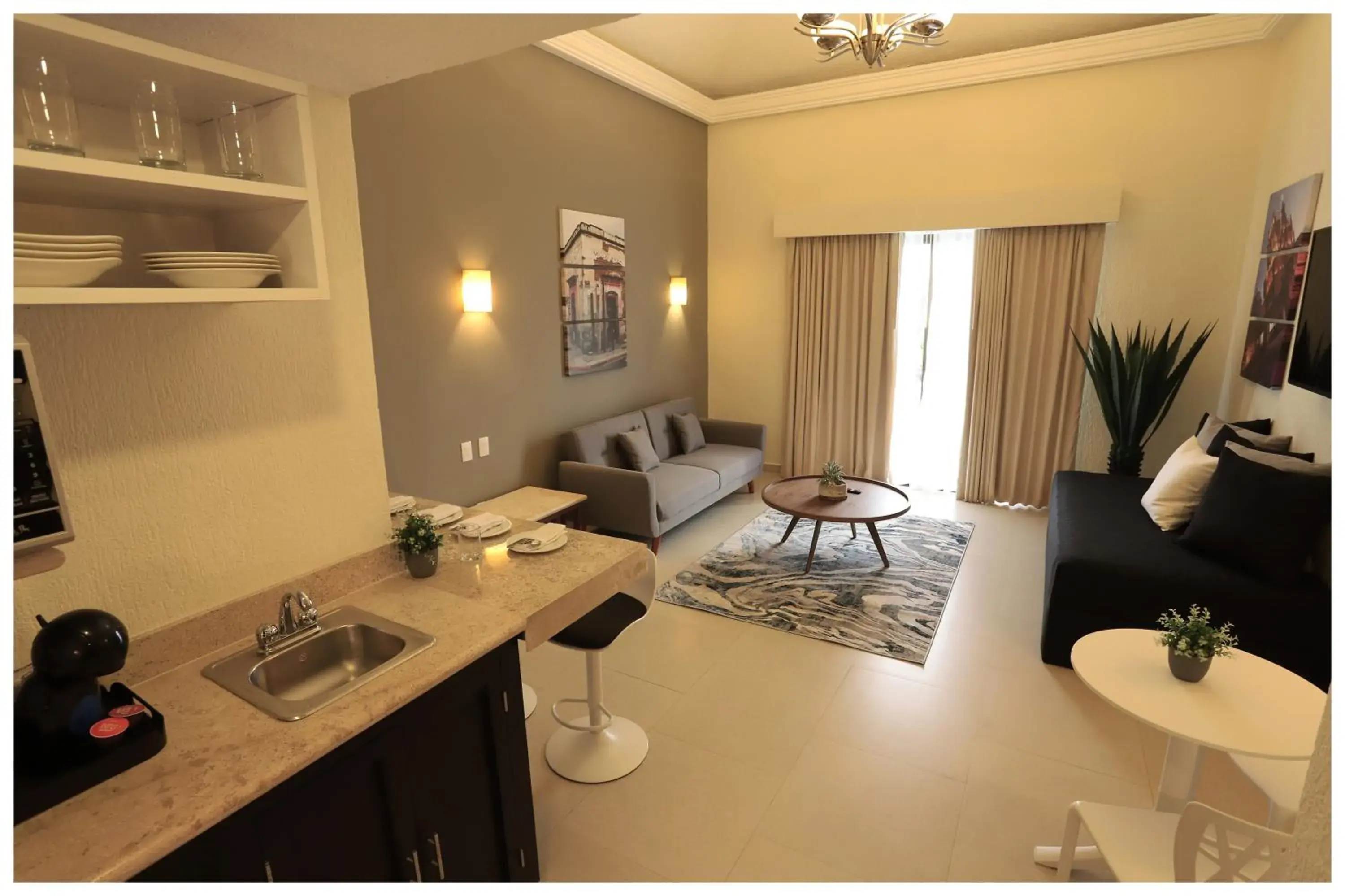 Living room in Adhara Hacienda Cancun Living room in Adhara Hacienda Cancun