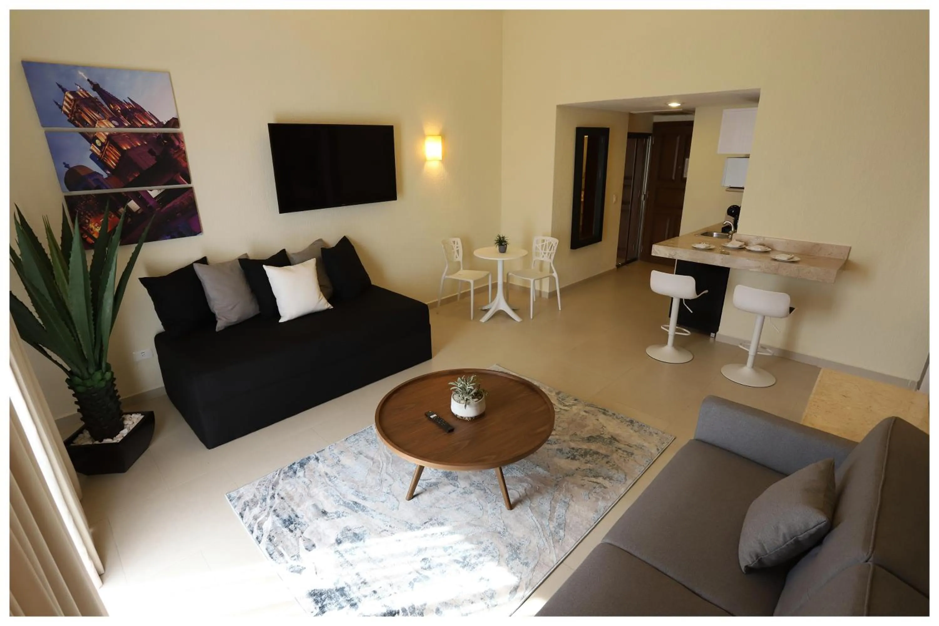 Living room in Adhara Hacienda Cancun